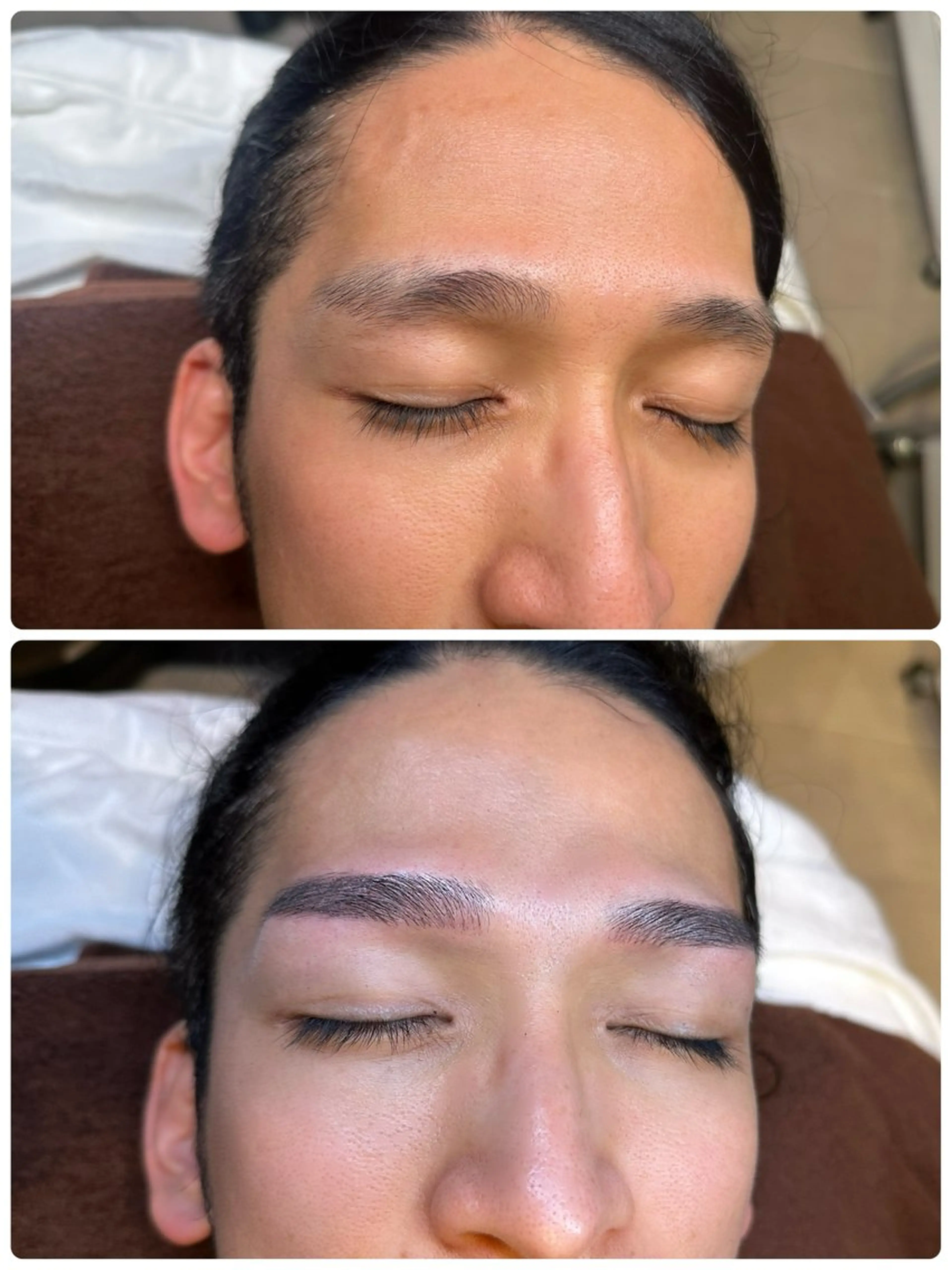 眉毛Wax➕眉毛アートの写真