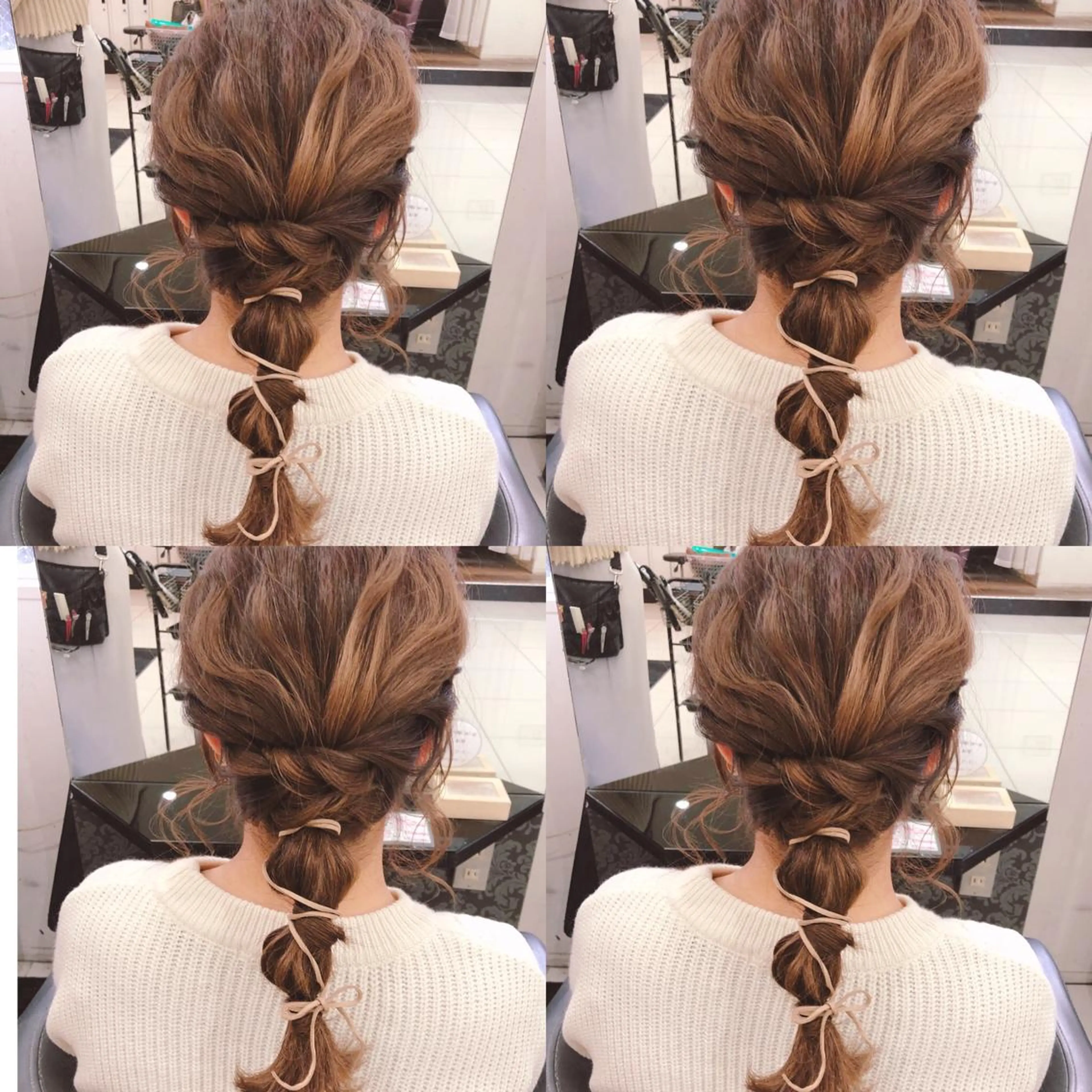 ミディアム ヘアアレンジ ヘアセット 🌷MAYU 🌷のヘアスタイル