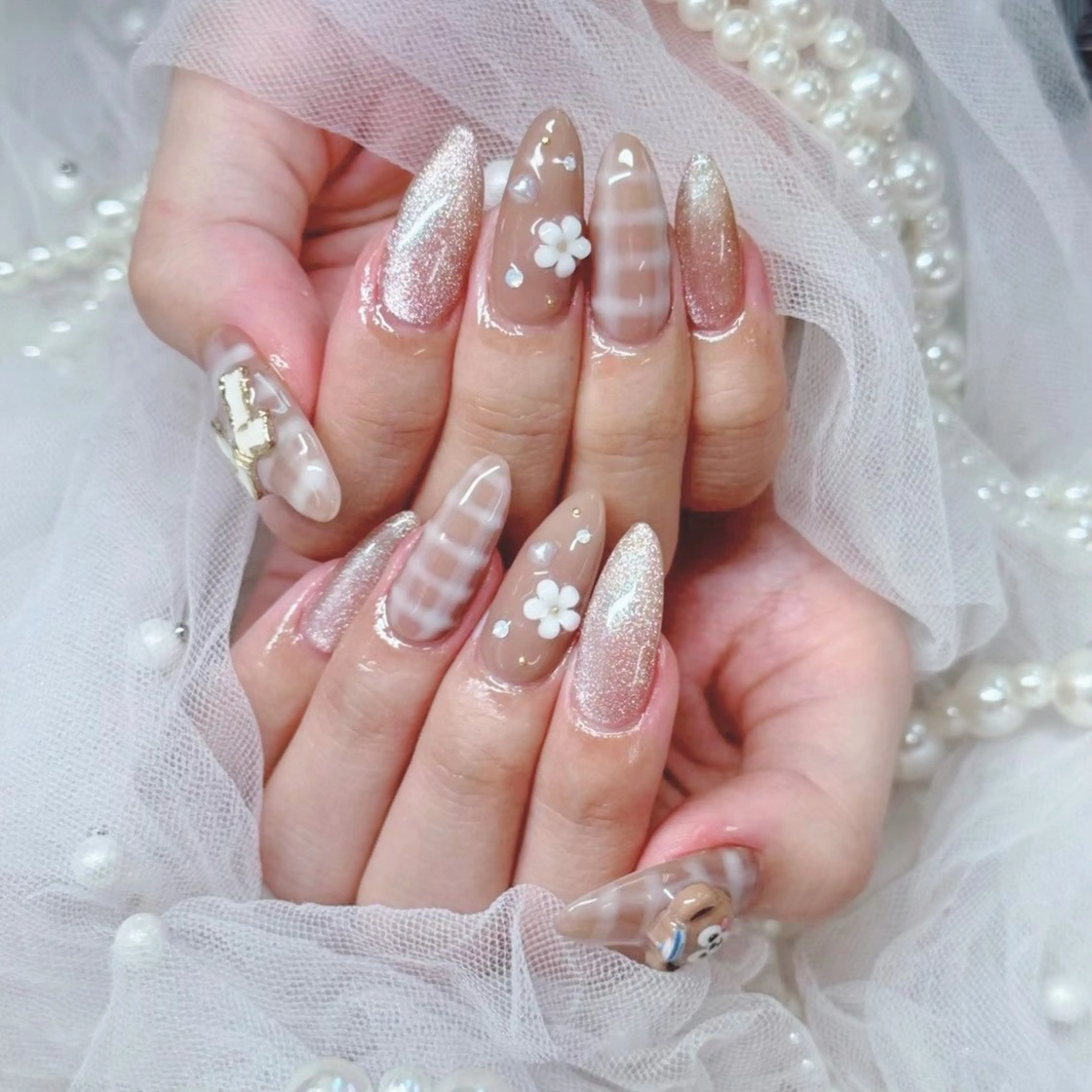 ネイル ジェルネイル 韓国ネイル シンプルネイル ワンホンネイル ハンドネイル Nail lieNのネイルデザイン