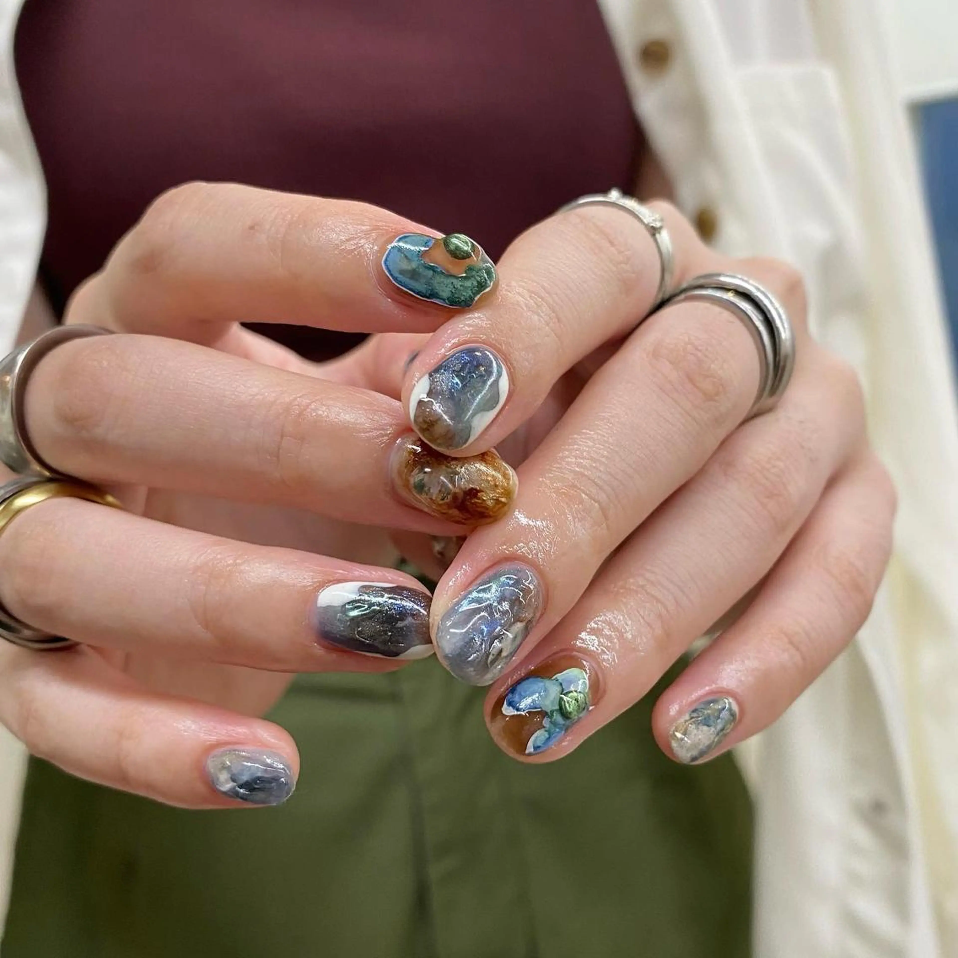 ネイル ハンドネイル nable.所属・栗林 実莉のネイルデザイン