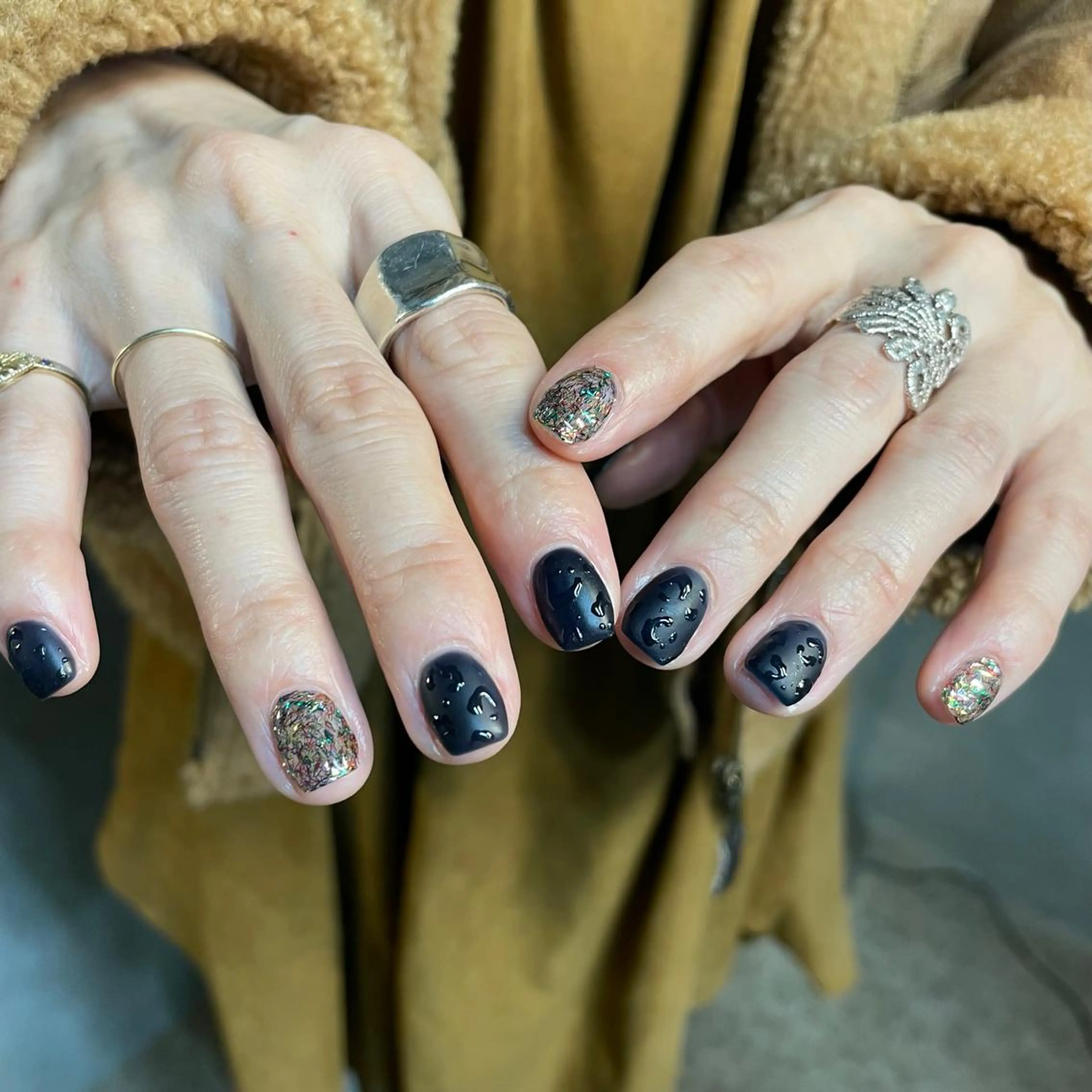 ネイル マットネイル twoo______ miyuのネイルデザイン