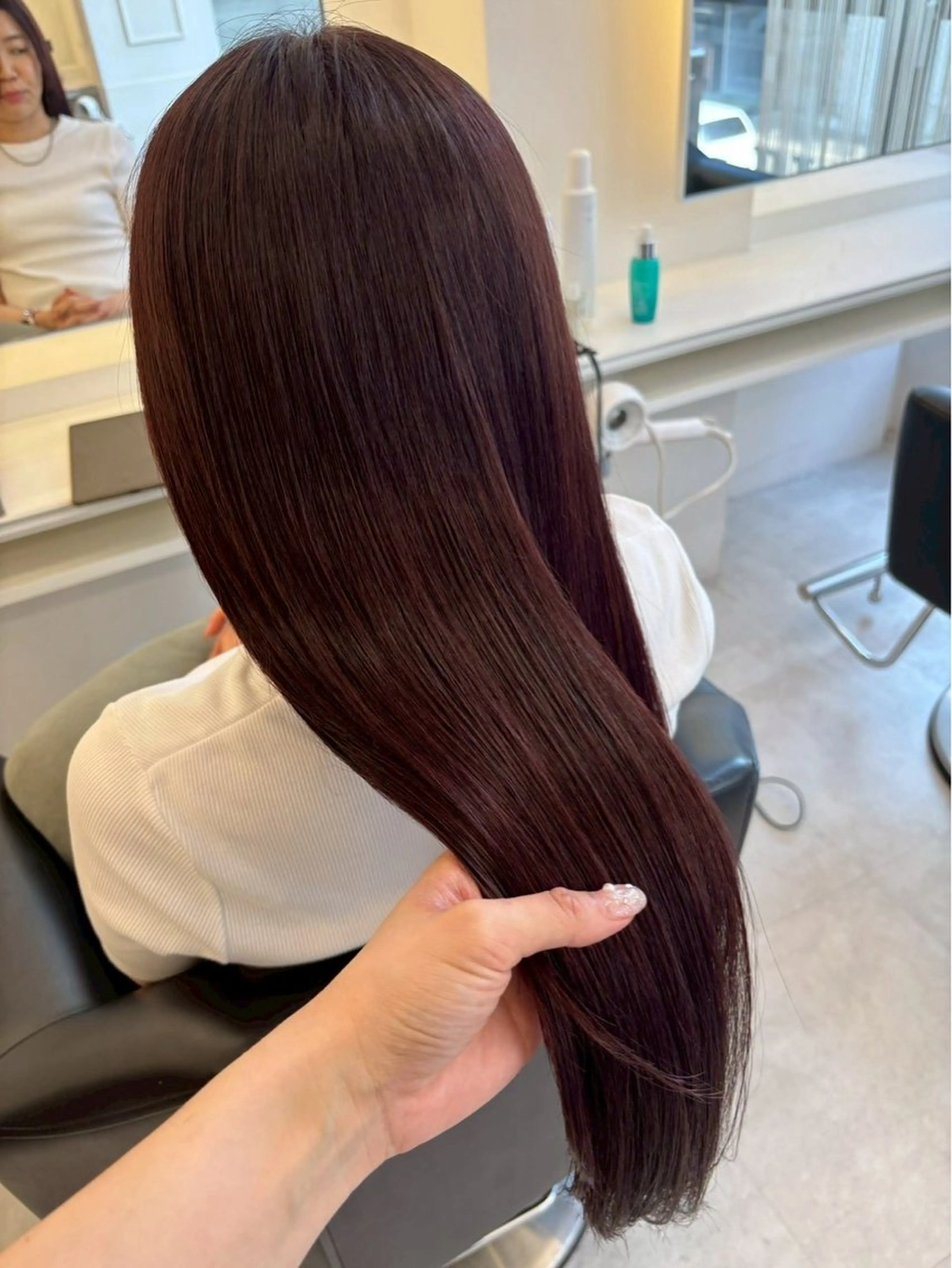 ロング カラー ParveMix 岡本えりかのヘアスタイル