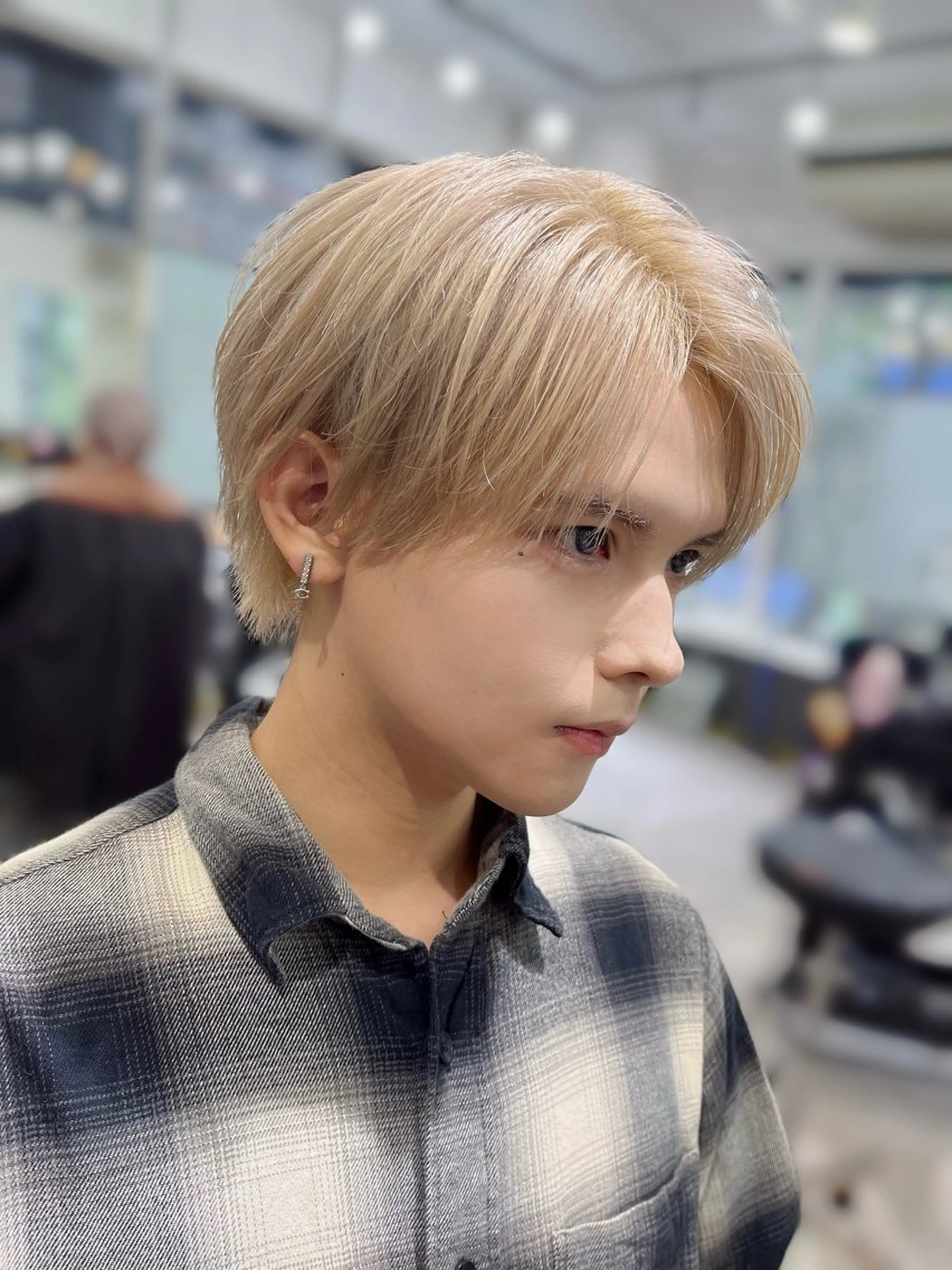 カラー メンズ カット ヘアカラー メンズカットカラー 心斎橋/松平和樹のヘアスタイル