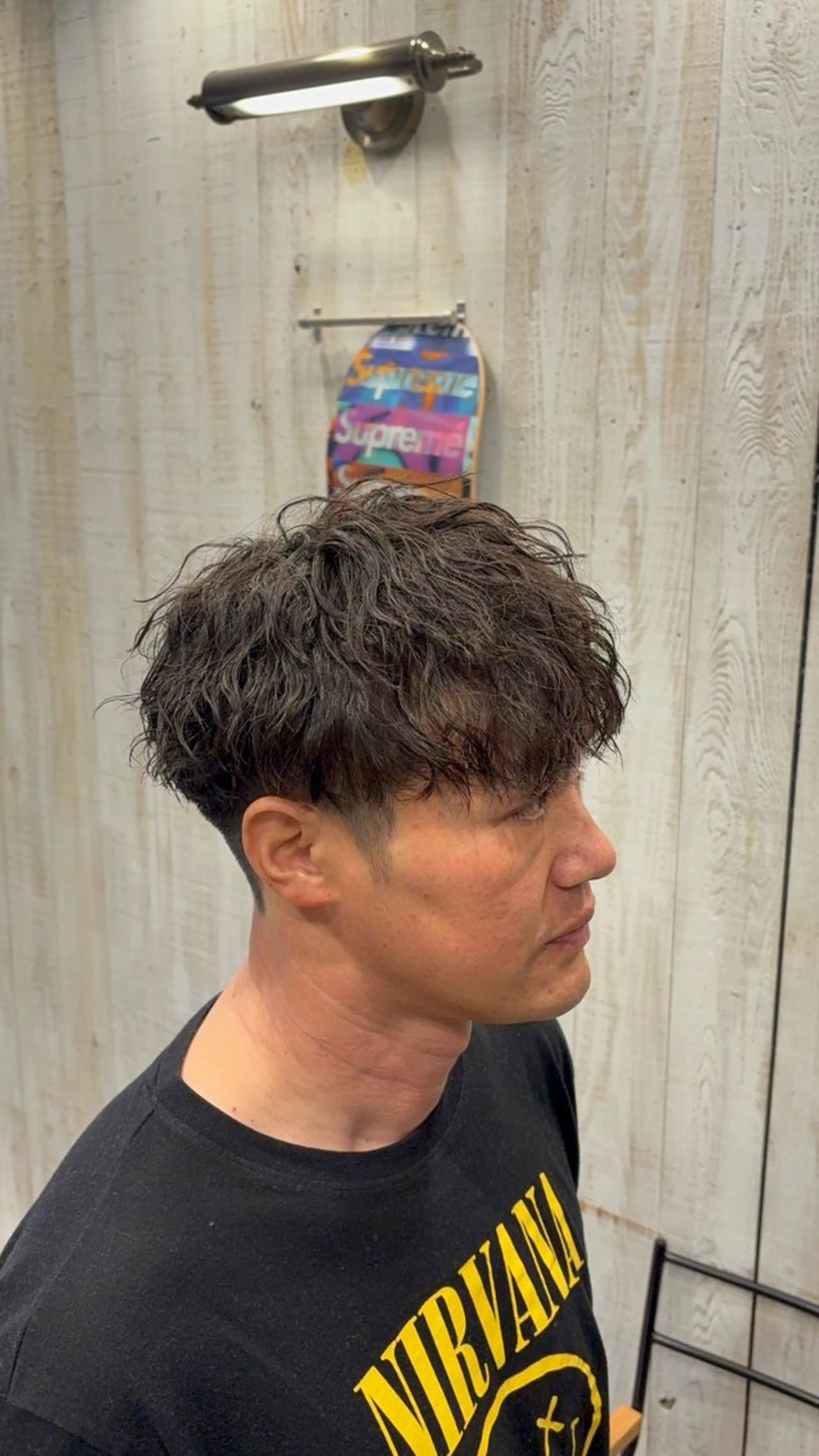 メンズ パーマ men's salon gaudi梅田茶屋町店所属・青木 星翔のヘアスタイル
