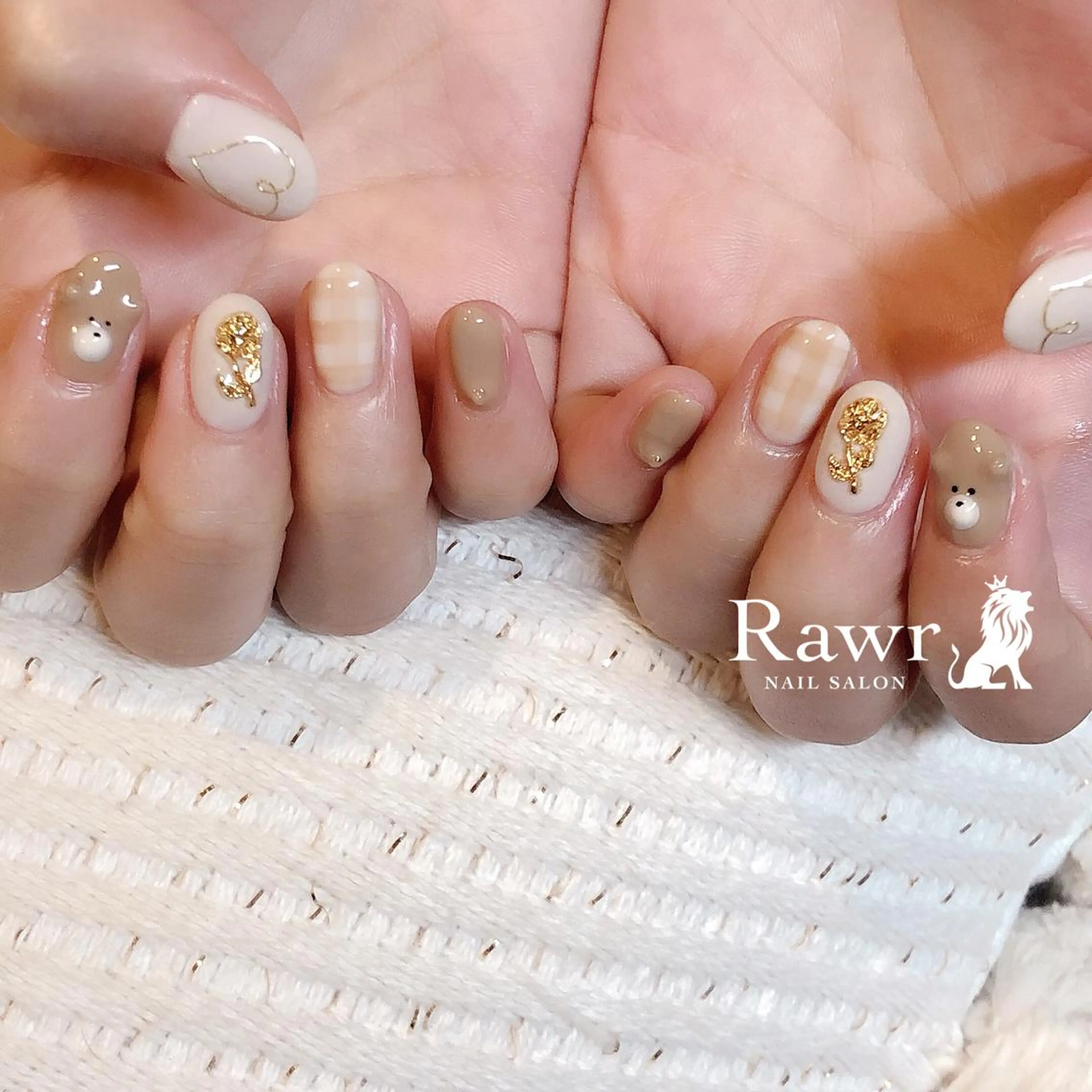 ネイル ハンドネイル Rawr / saoriのネイルデザイン