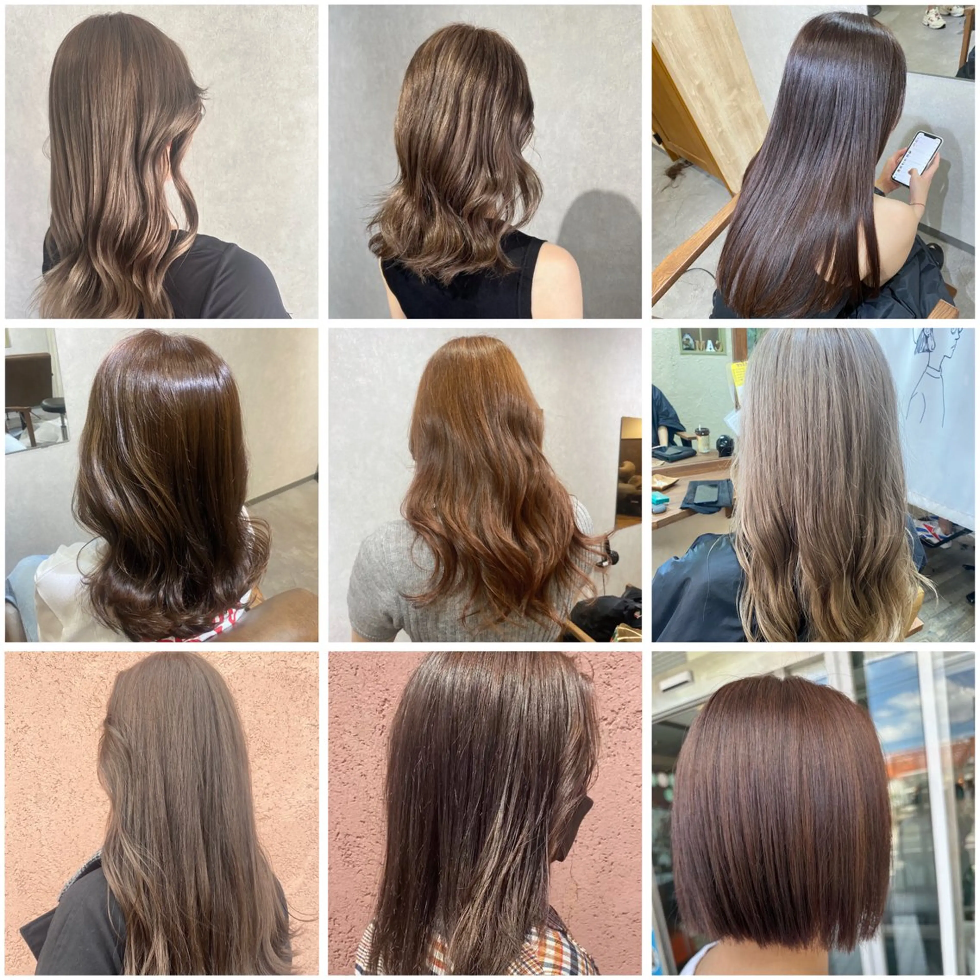 カラー ブラウンカラー Bish Yanaのヘアスタイル