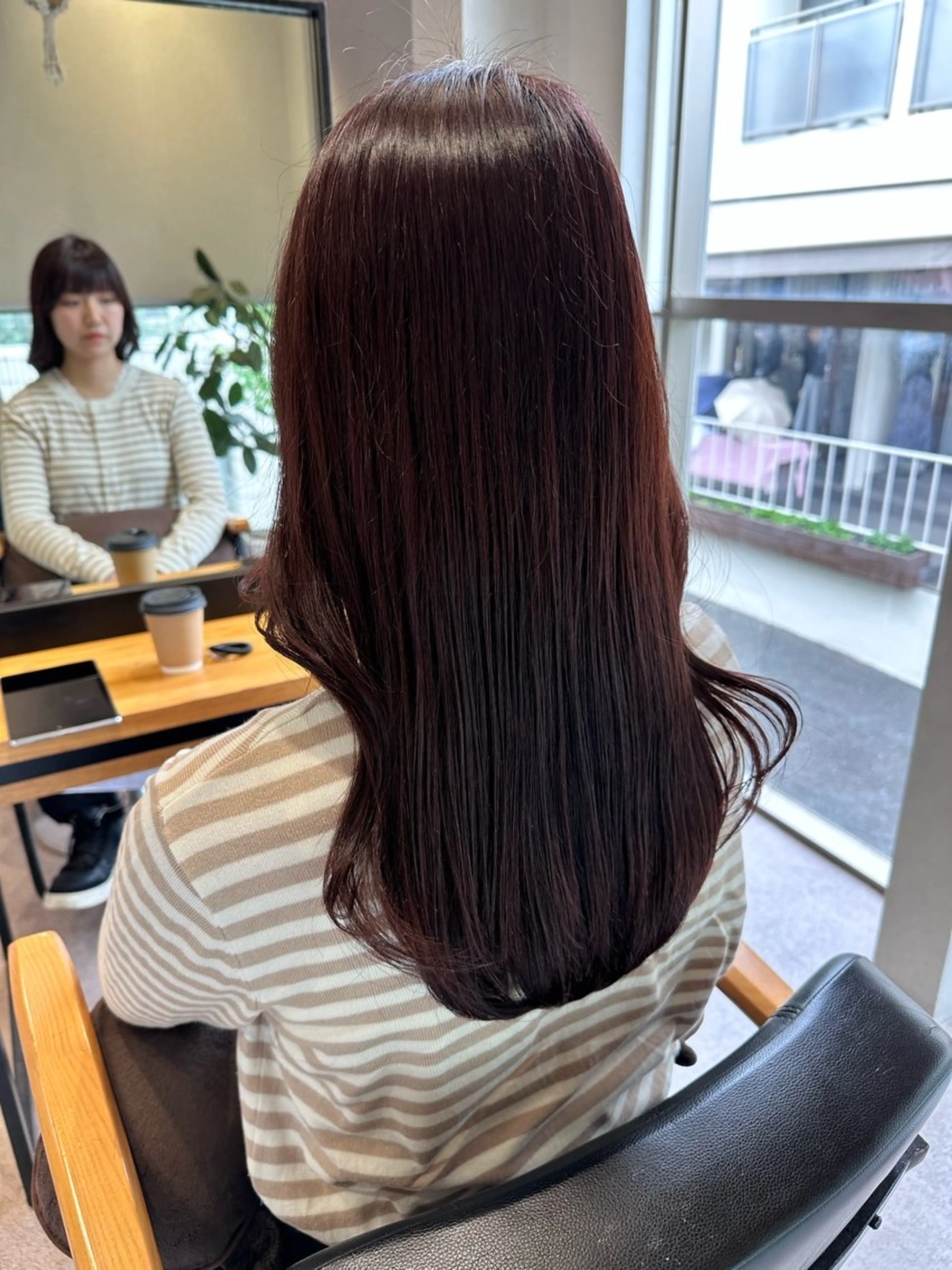 セミロング カラー カット ヘアカラー 韓国風/オシャレ /縮毛矯正/滝口琴未のヘアスタイル