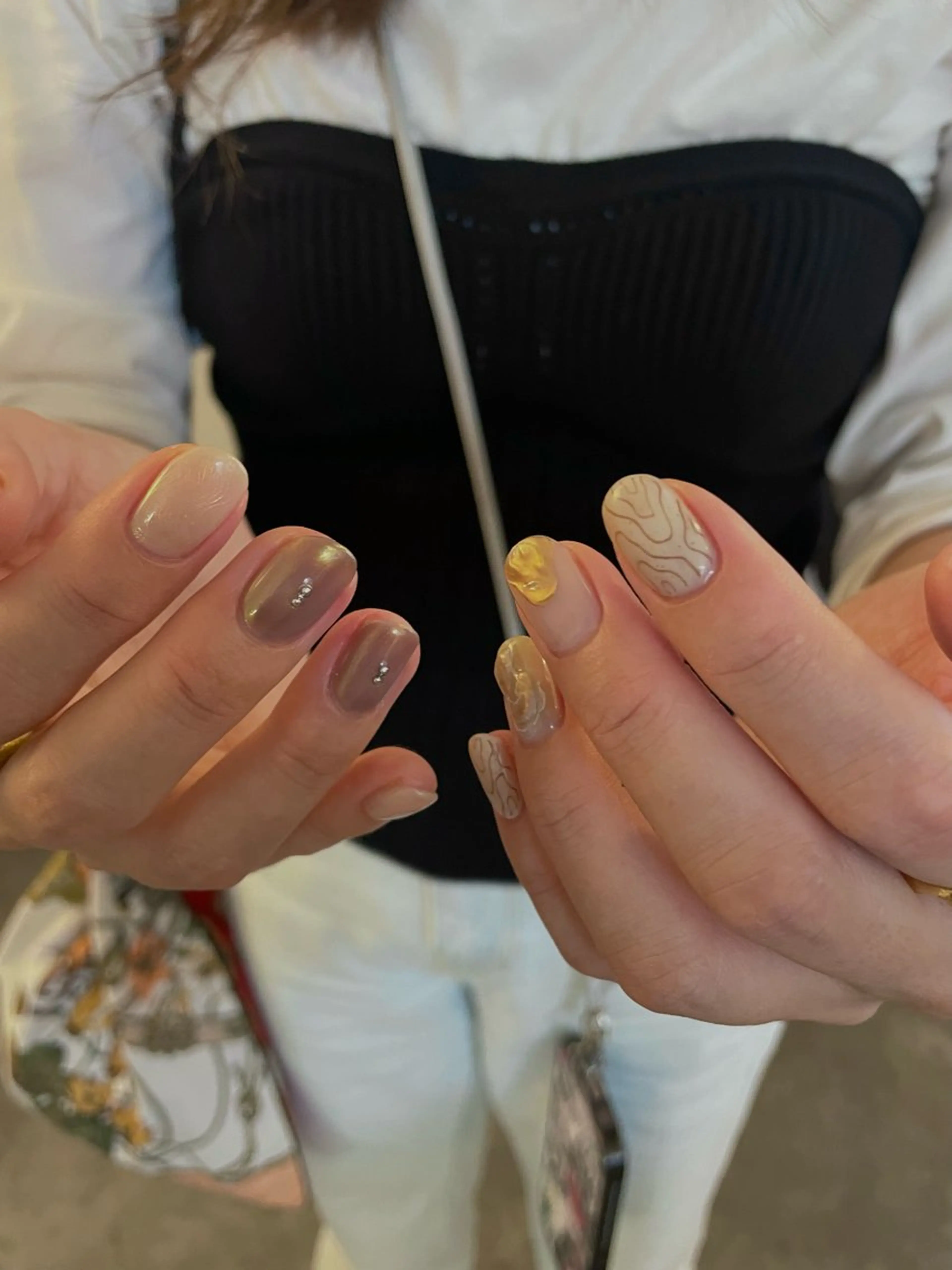 ネイル ハンドネイル roof nailのネイルデザイン