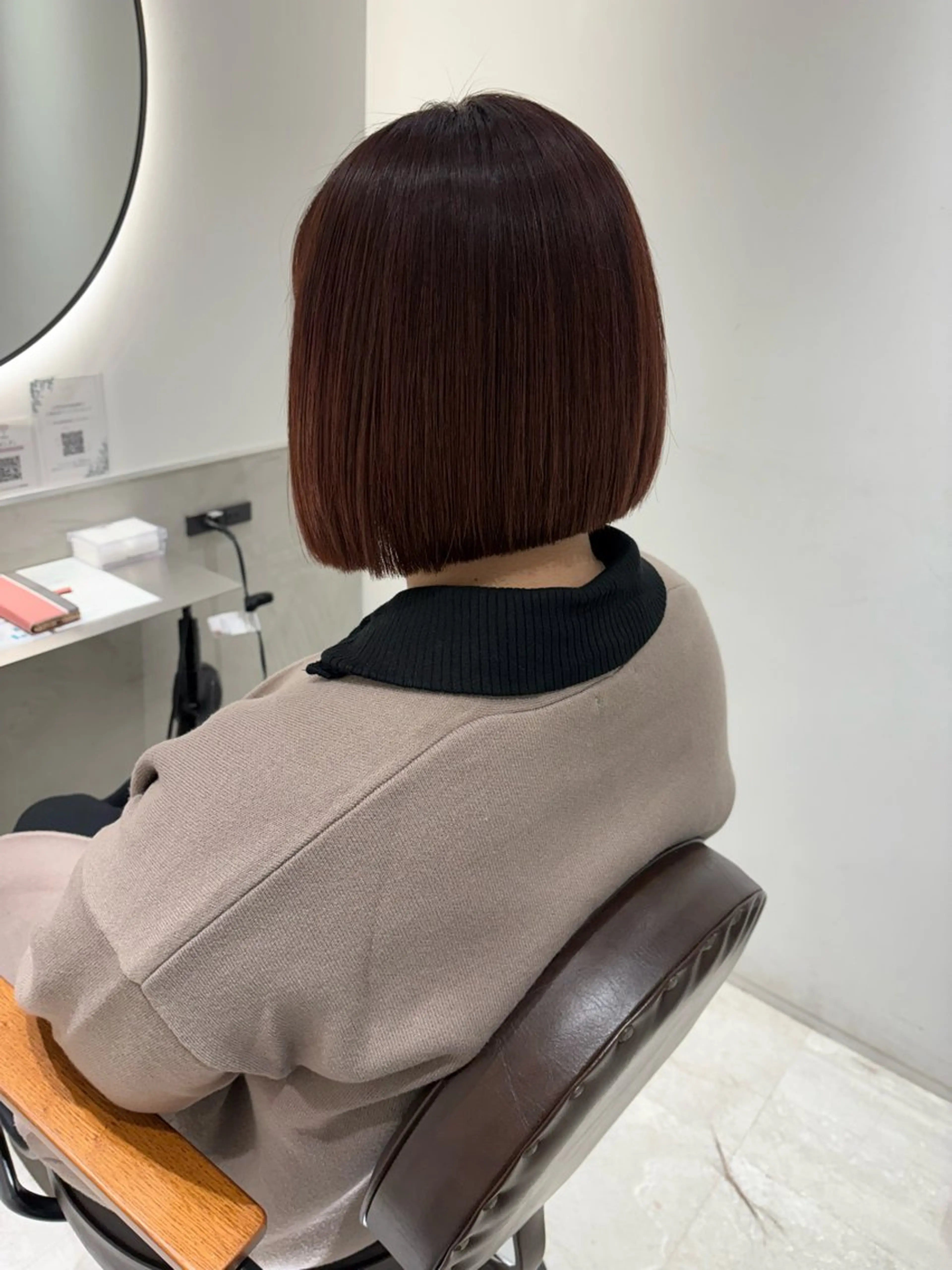 ショート 髪質改善 似合わせカット 縮毛矯正 トリートメント カット 縮毛矯正 トリートメント 銀座No.1髪質改善 縮毛矯正/本木のヘアスタイル