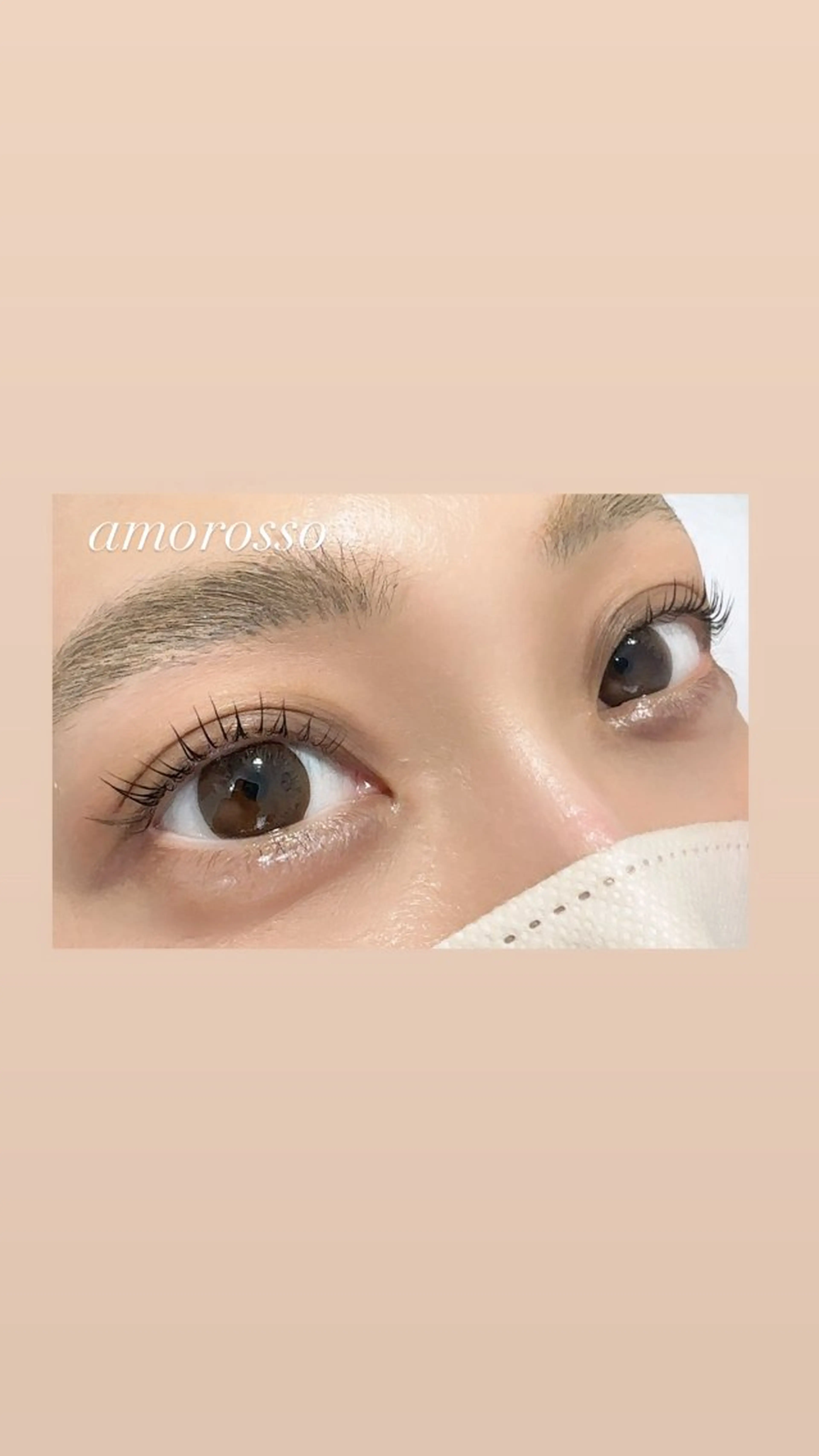 マツエク・マツパ ケラチンラッシュリフト 下まつげエクステ 一重×まつ毛パーマ マツエク アモロッソ所属・アモロッソ 🐻Miiのマツエク・マツパデザイン