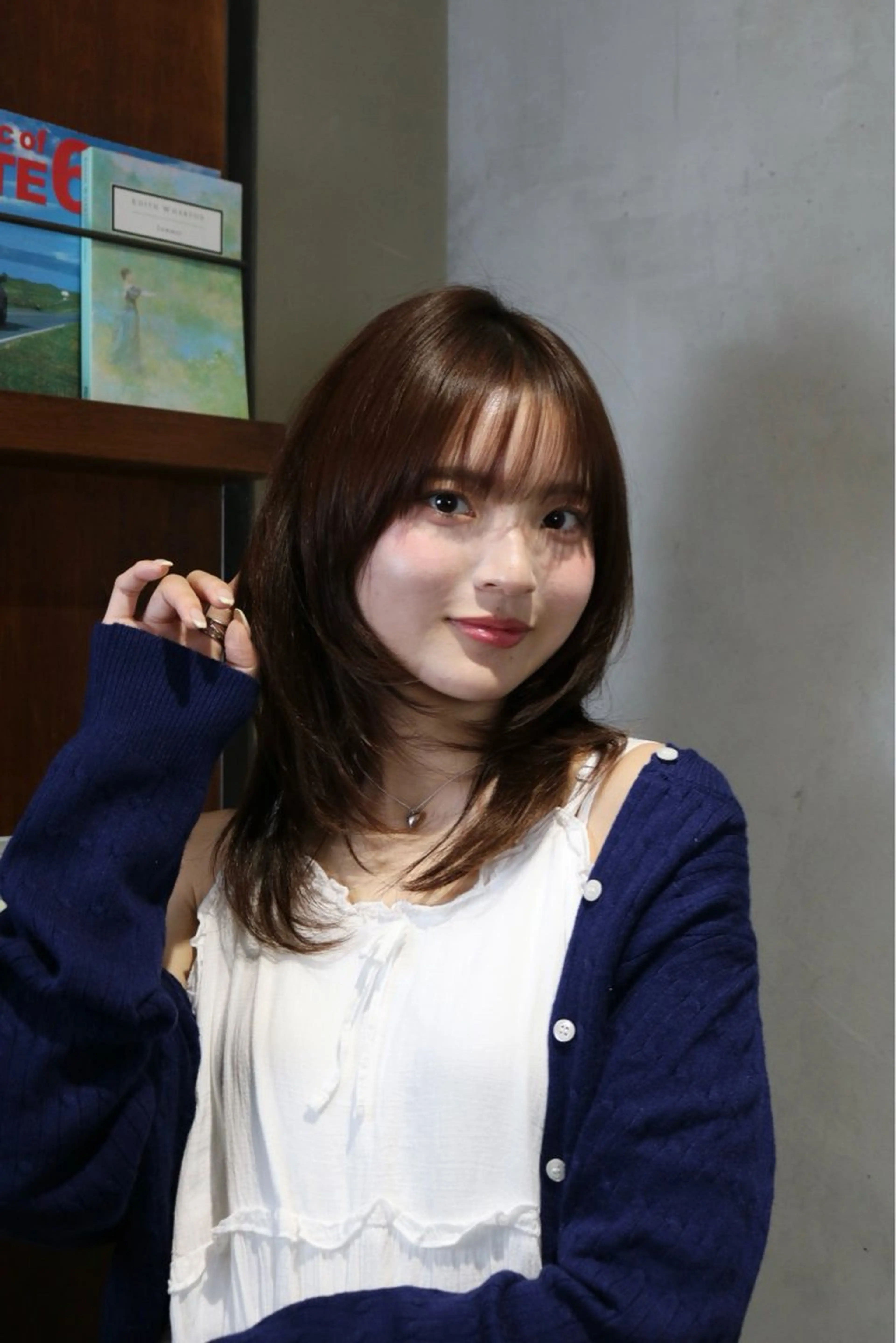 ミディアム layer/ mana🎀🤍のヘアスタイル