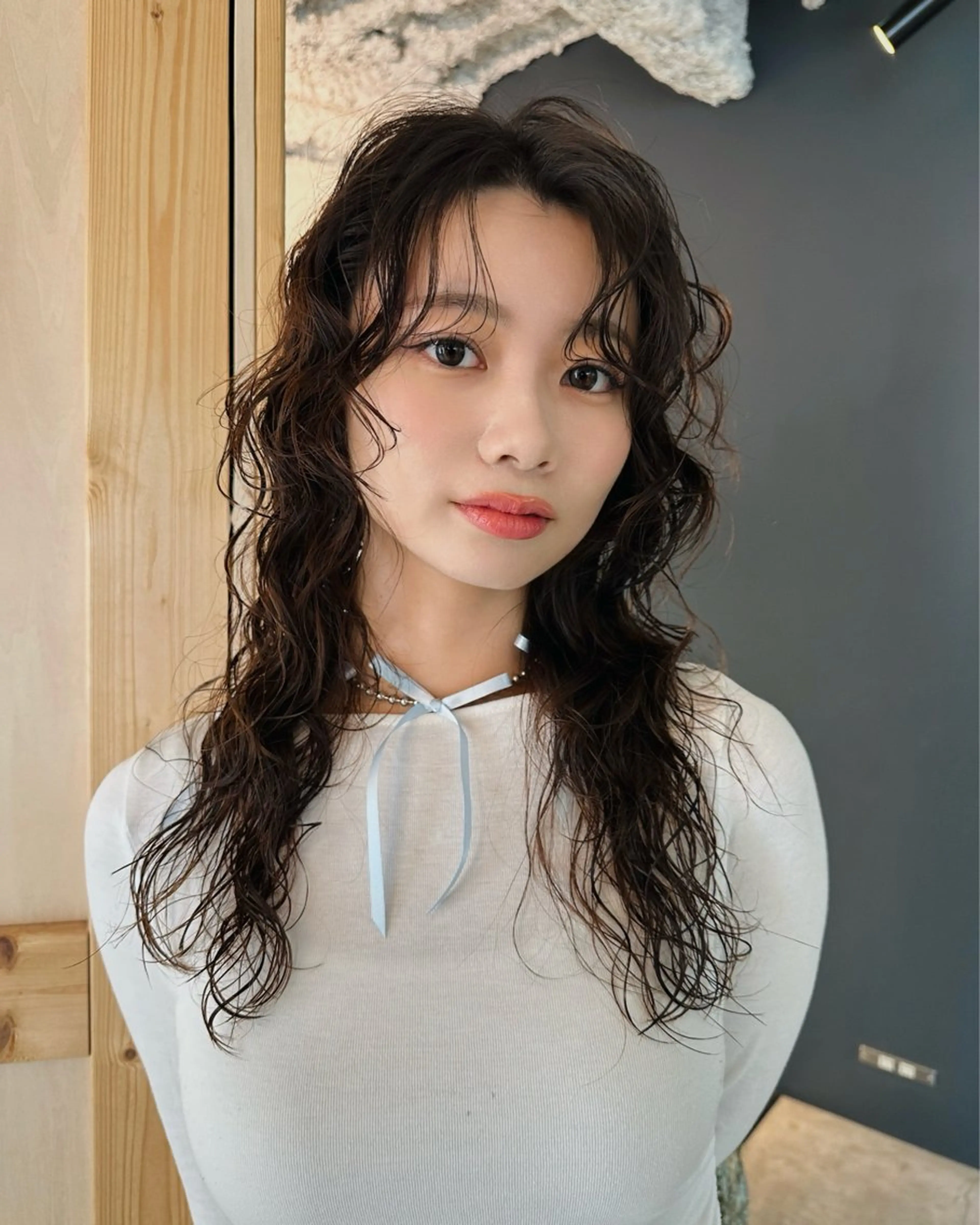 セミロング パーマ レイヤー/パーマ /ウルフ/nabeのヘアスタイル