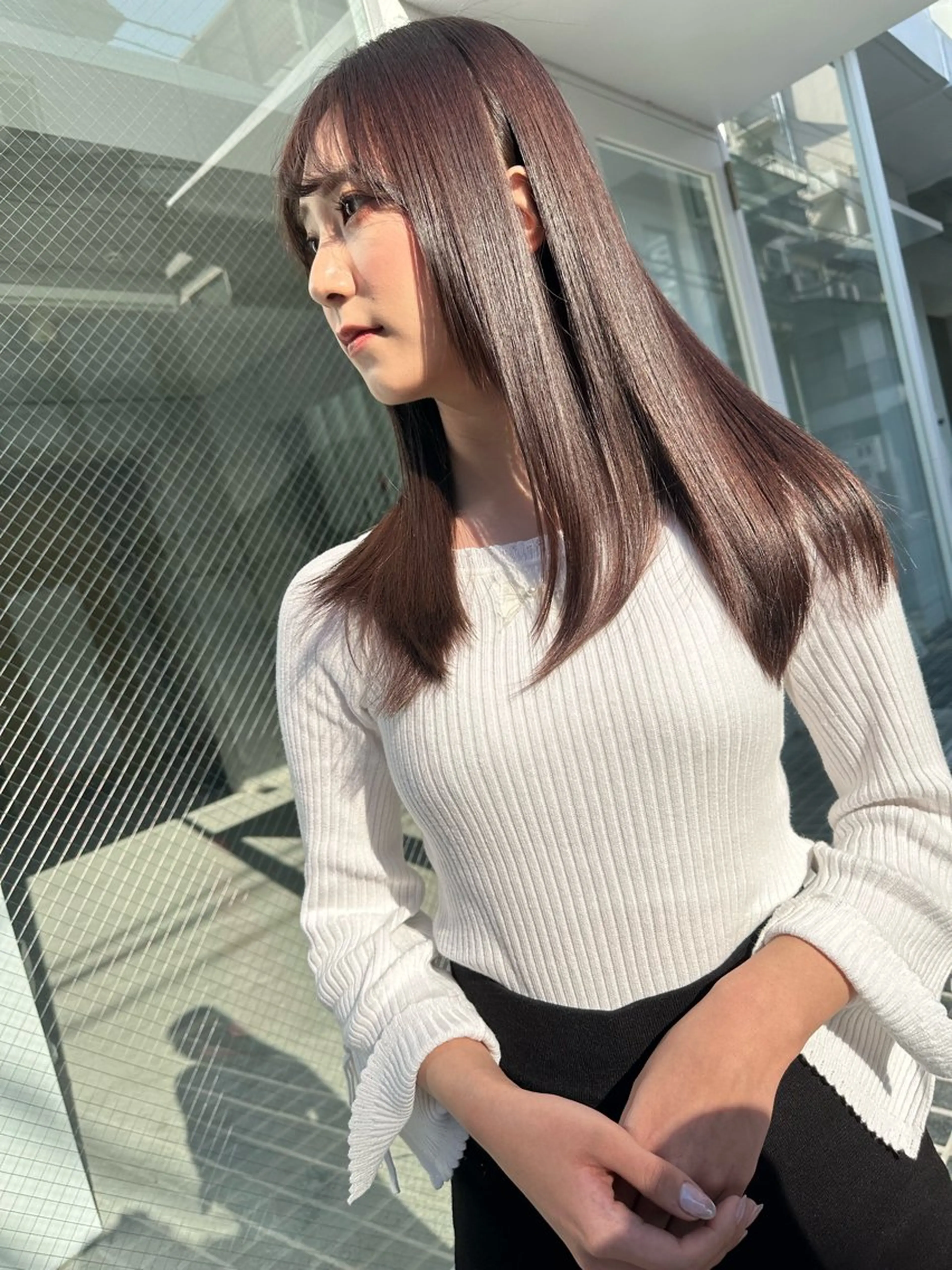 ロング レイヤーカット 髪質改善専門店 Adele 青山所属・白髪ぼかし/レイヤー 青山/ヒロキのヘアスタイル