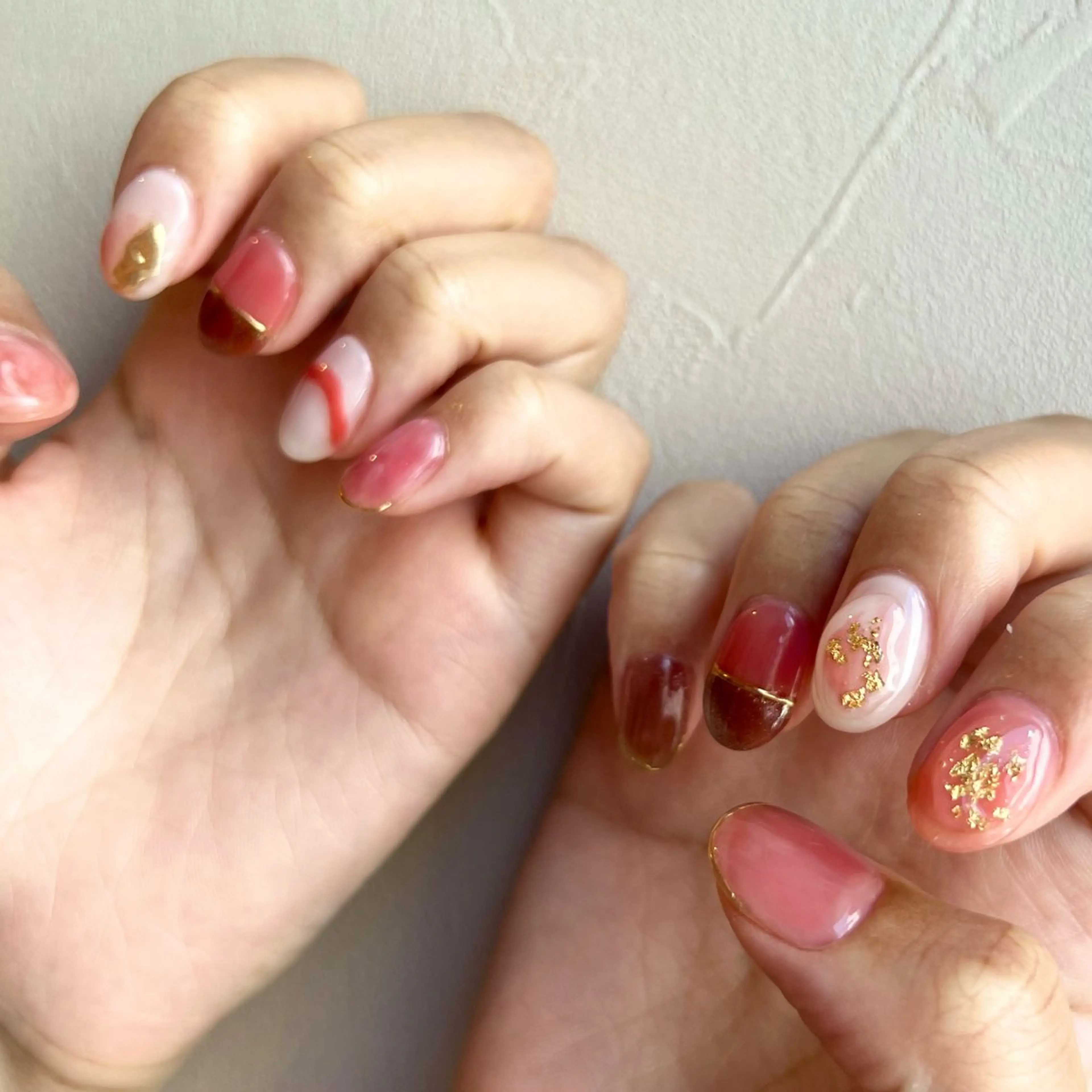 ネイル ピンク Yarm As Etel　。のネイルデザイン