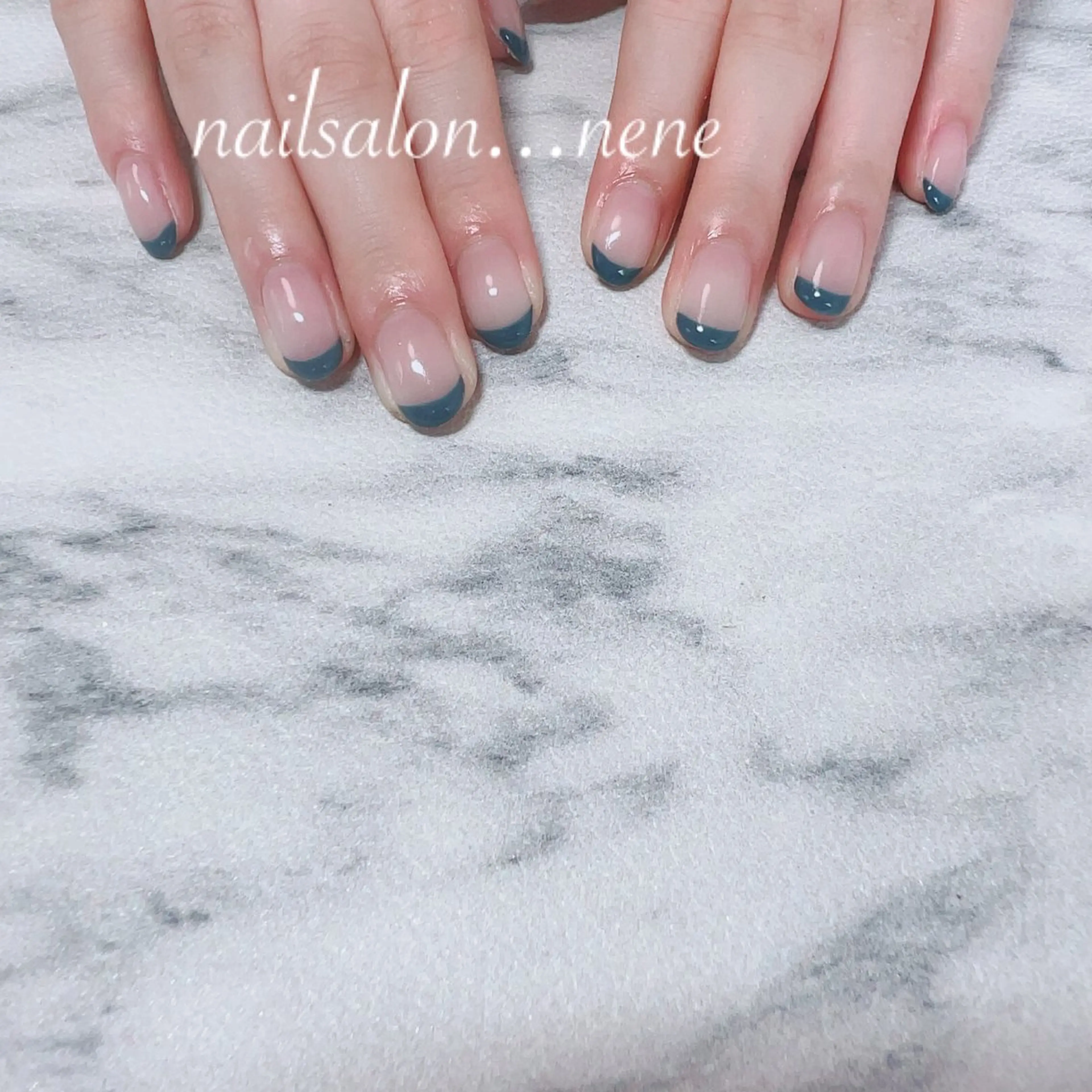 ネイル フレンチネイル nailsalon ...neneのネイルデザイン