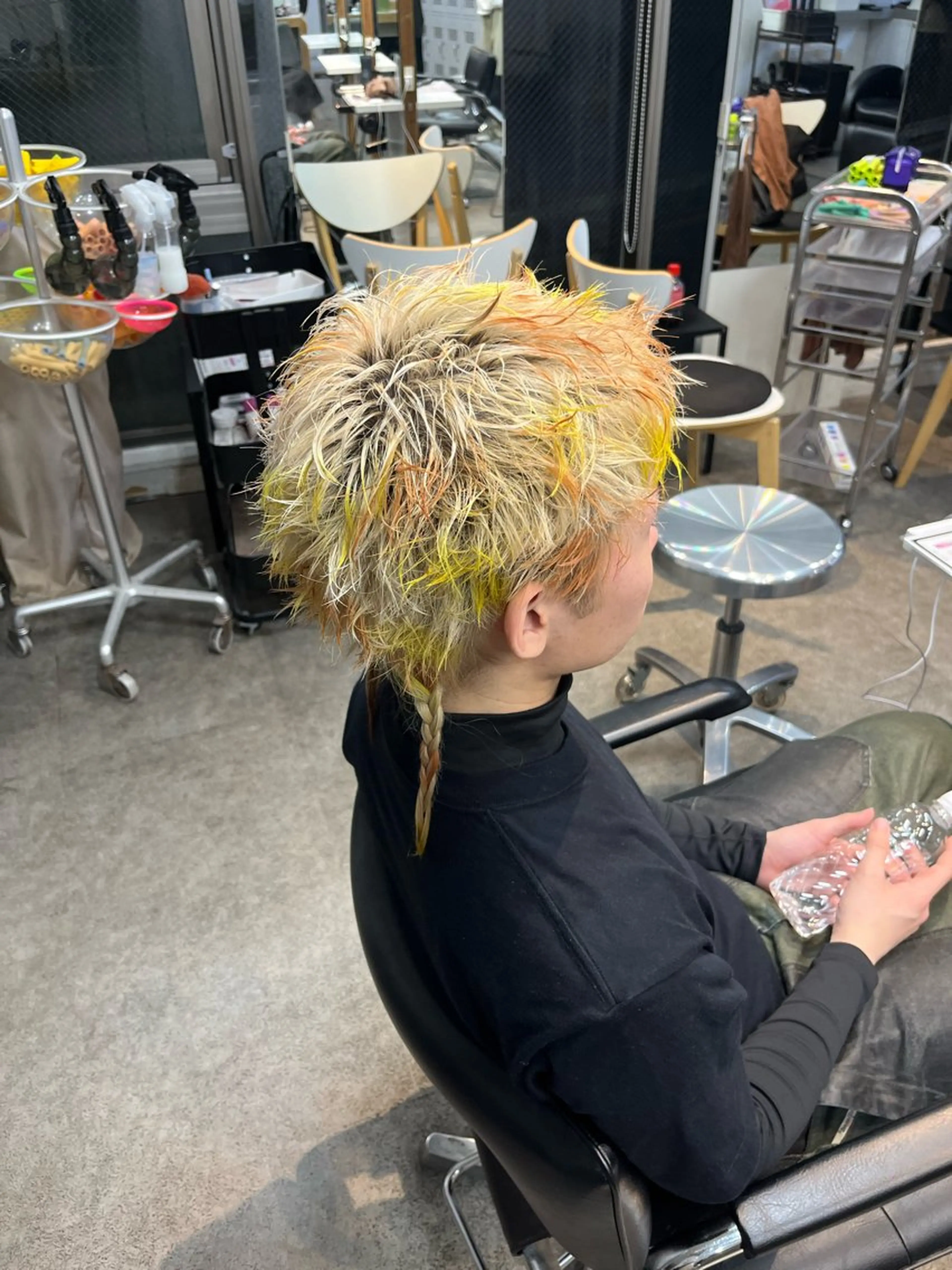 ショート カラー メンズ ヘアカラー 透明感カラー ／ カット ／ コハのヘアスタイル