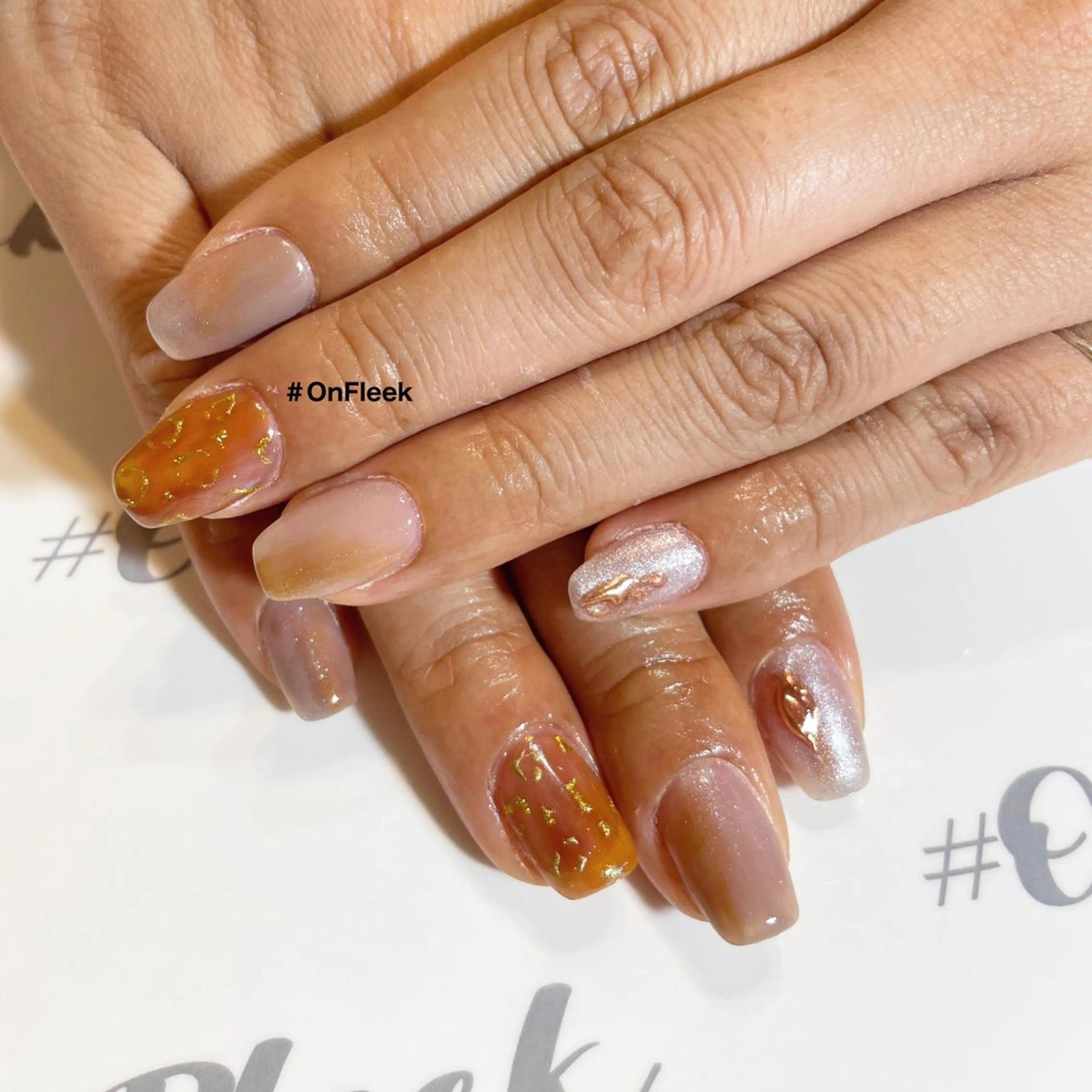 ネイル ハンドネイル NailSalon ＃OnFleekのネイルデザイン