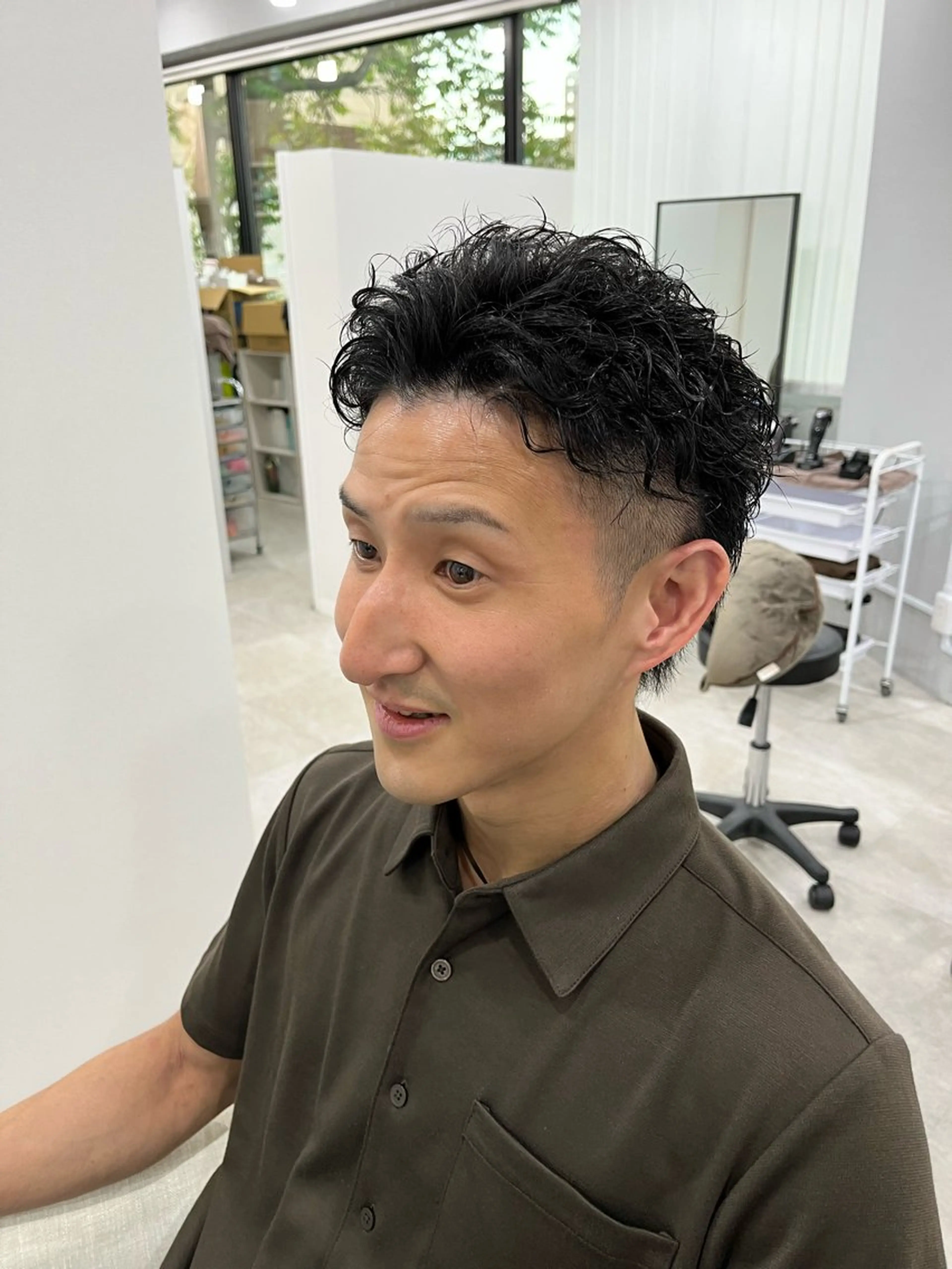 ショート パーマ ガレリアエレガンテ福岡店所属・野田 裕貴のヘアスタイル