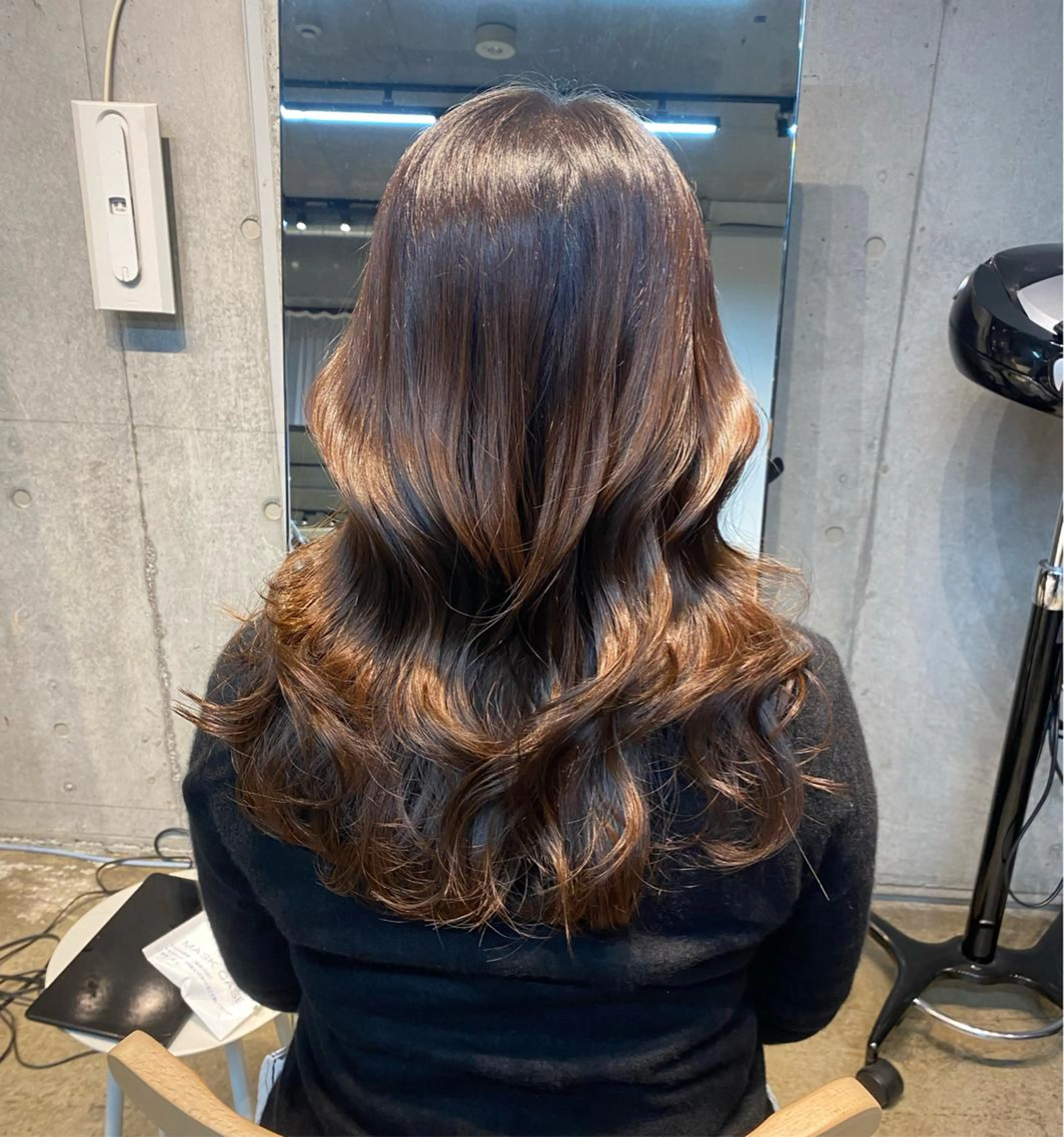 セミロング 飯田 みづきのヘアスタイル