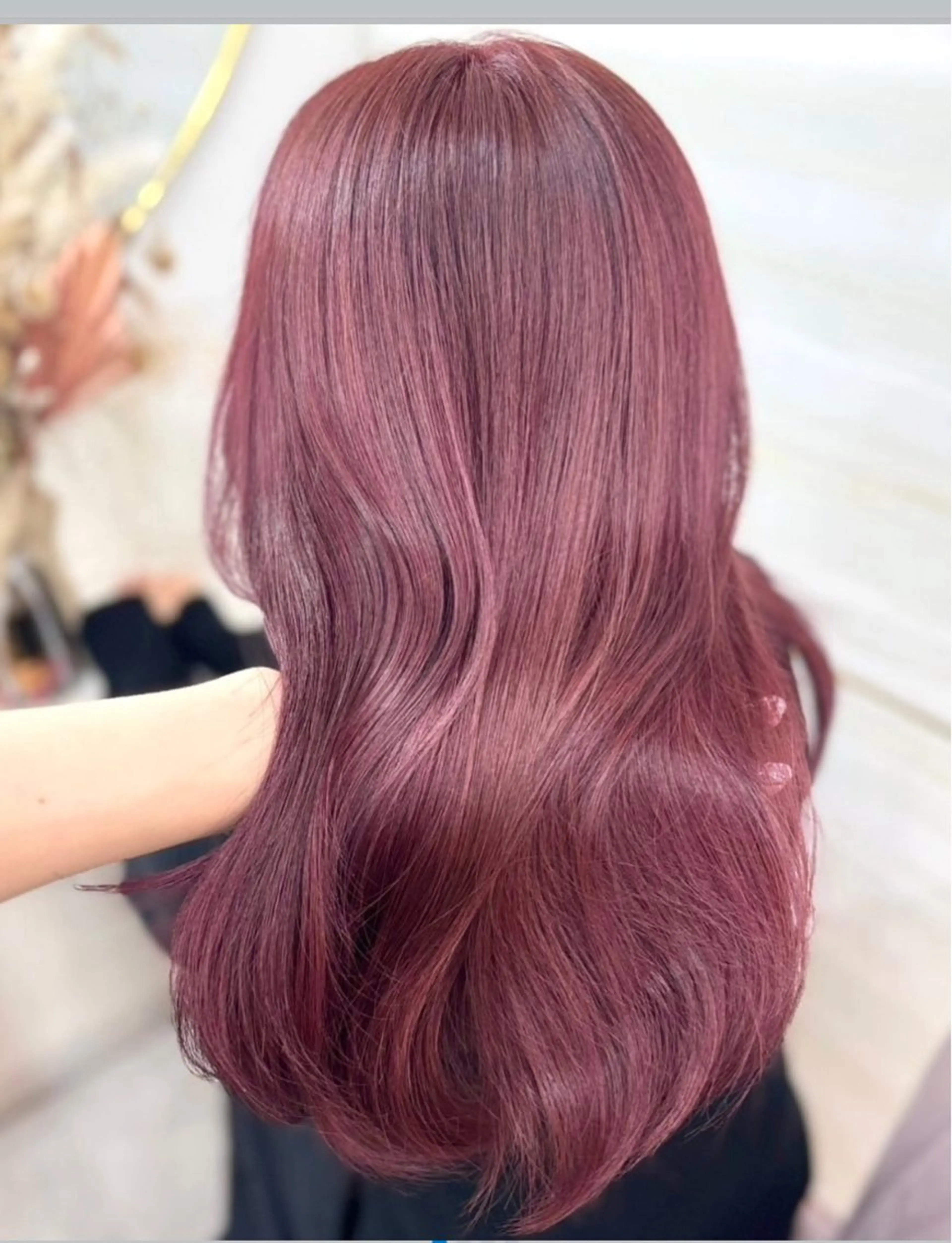 セミロング 💘Kurea💘 艶髪/韓国/暗髪のヘアスタイル