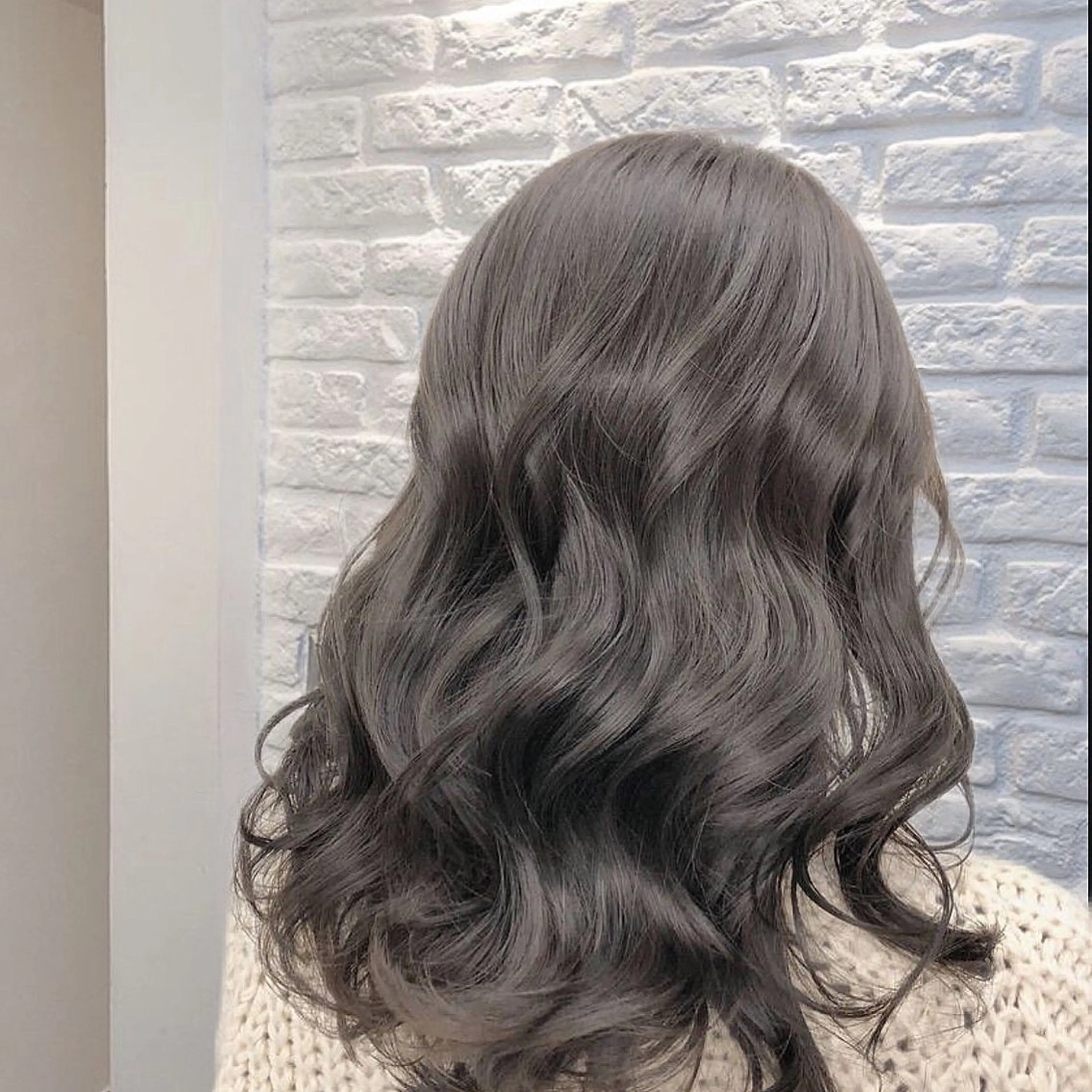 韓国っぽブルベさん向け🇰🇷💙《傷まないカラー》+《前髪カット》+《マイクロバブルケア》S&D込の写真