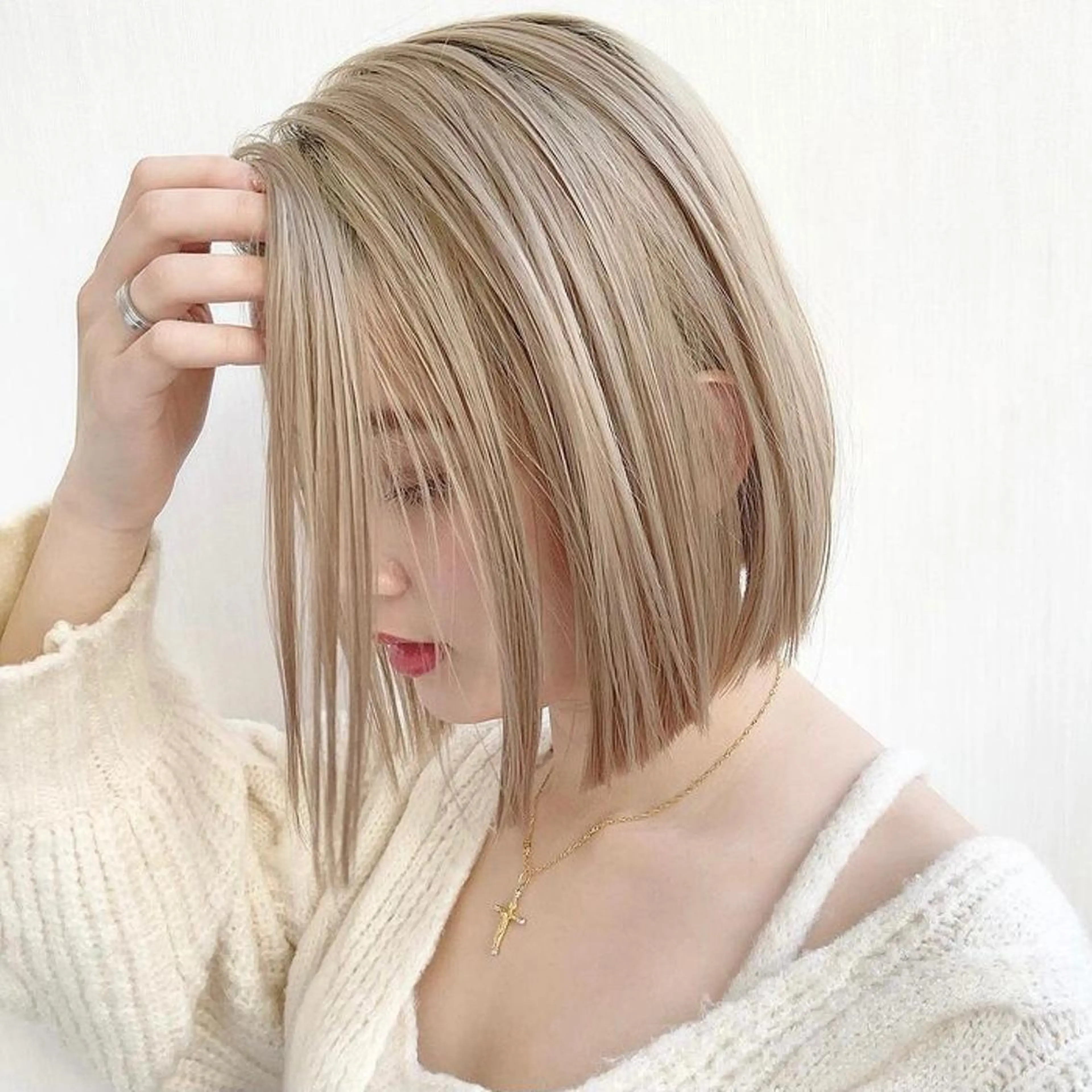 ショート カラー ヘアカラー トリートメント 渋谷/韓国風 西原直樹のヘアスタイル