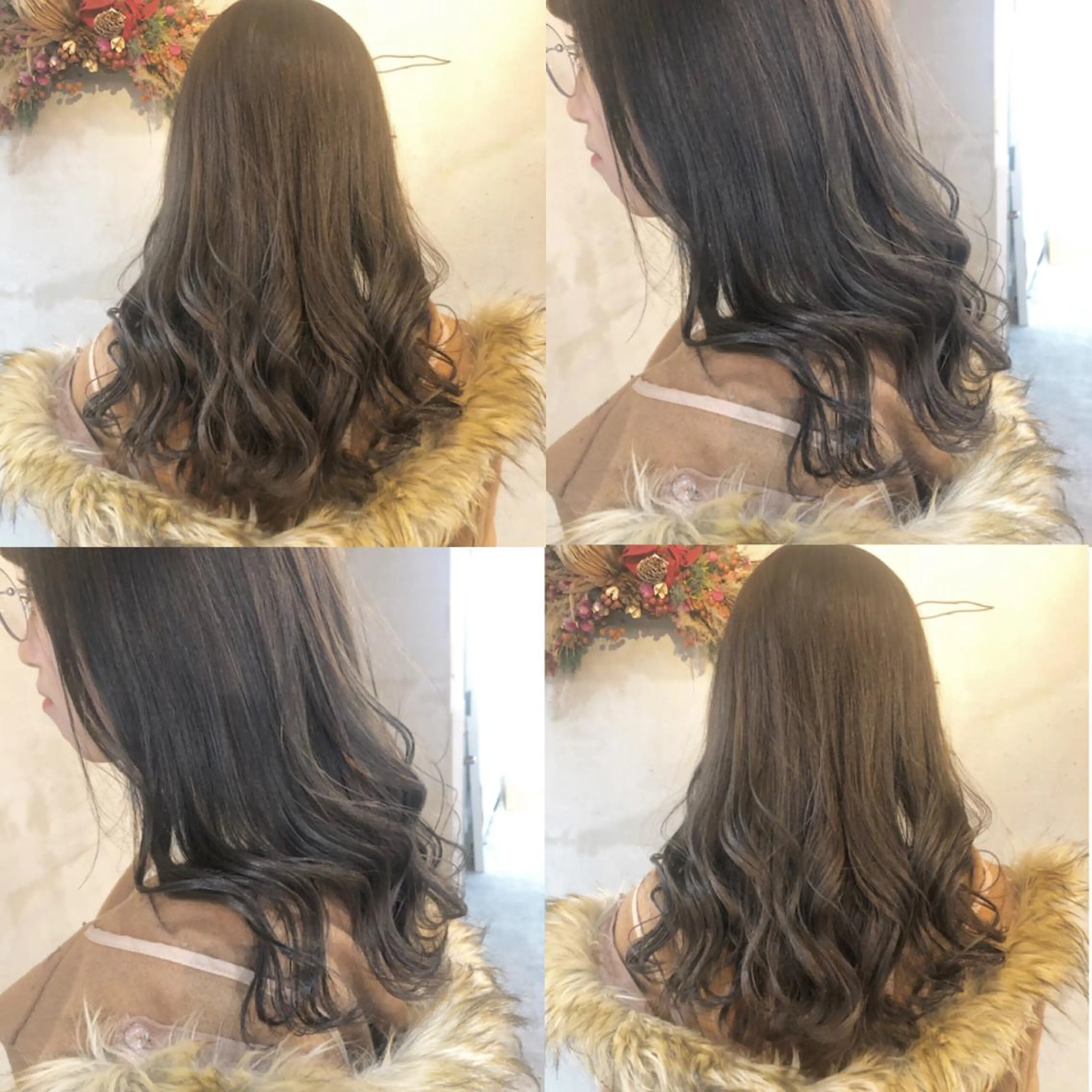 セミロング カット ヘアカラー sano sayakaのヘアスタイル
