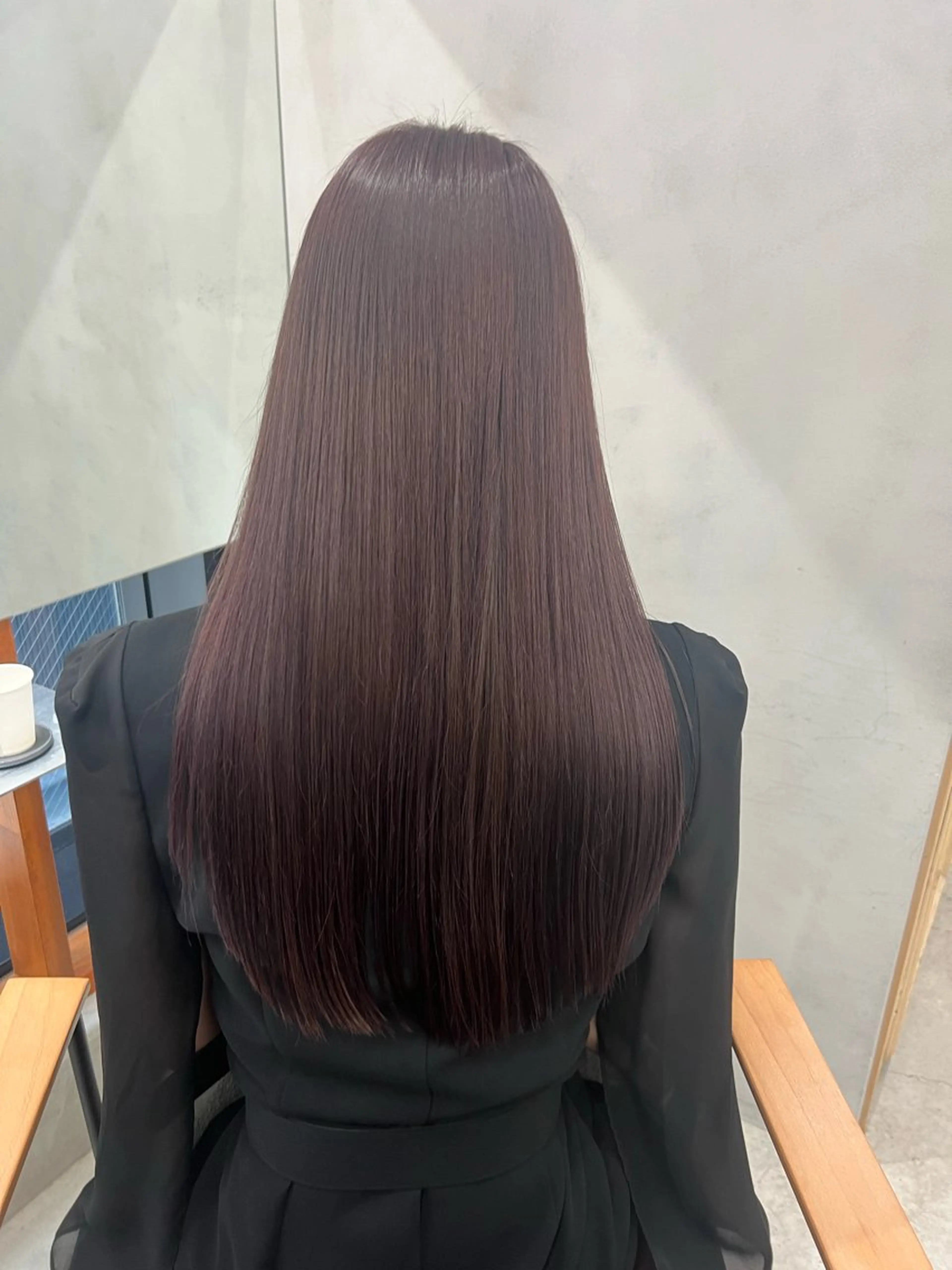 セミロング カラー ヘアアレンジ ラベンダーカラー ピンクカラー ピンクラベンダー カット ヘアカラー トリートメント ヘアセット 金子 廉のヘアスタイル