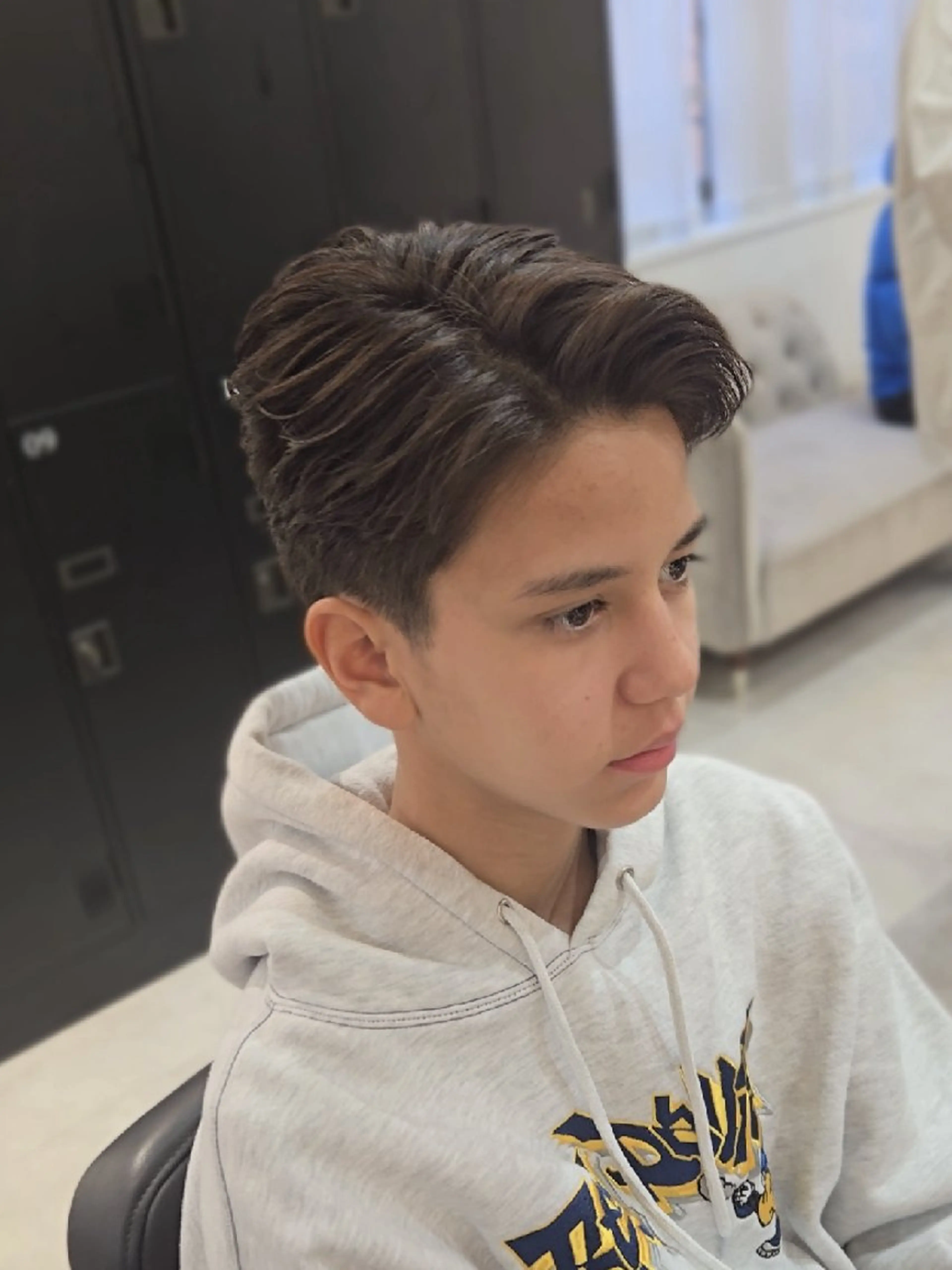 メンズ ショート 七三 カット ヘアセット Lapis 名古屋駅前店所属・LEN名古屋/パーマ 海外ヘア/メンズ特化のヘアスタイル