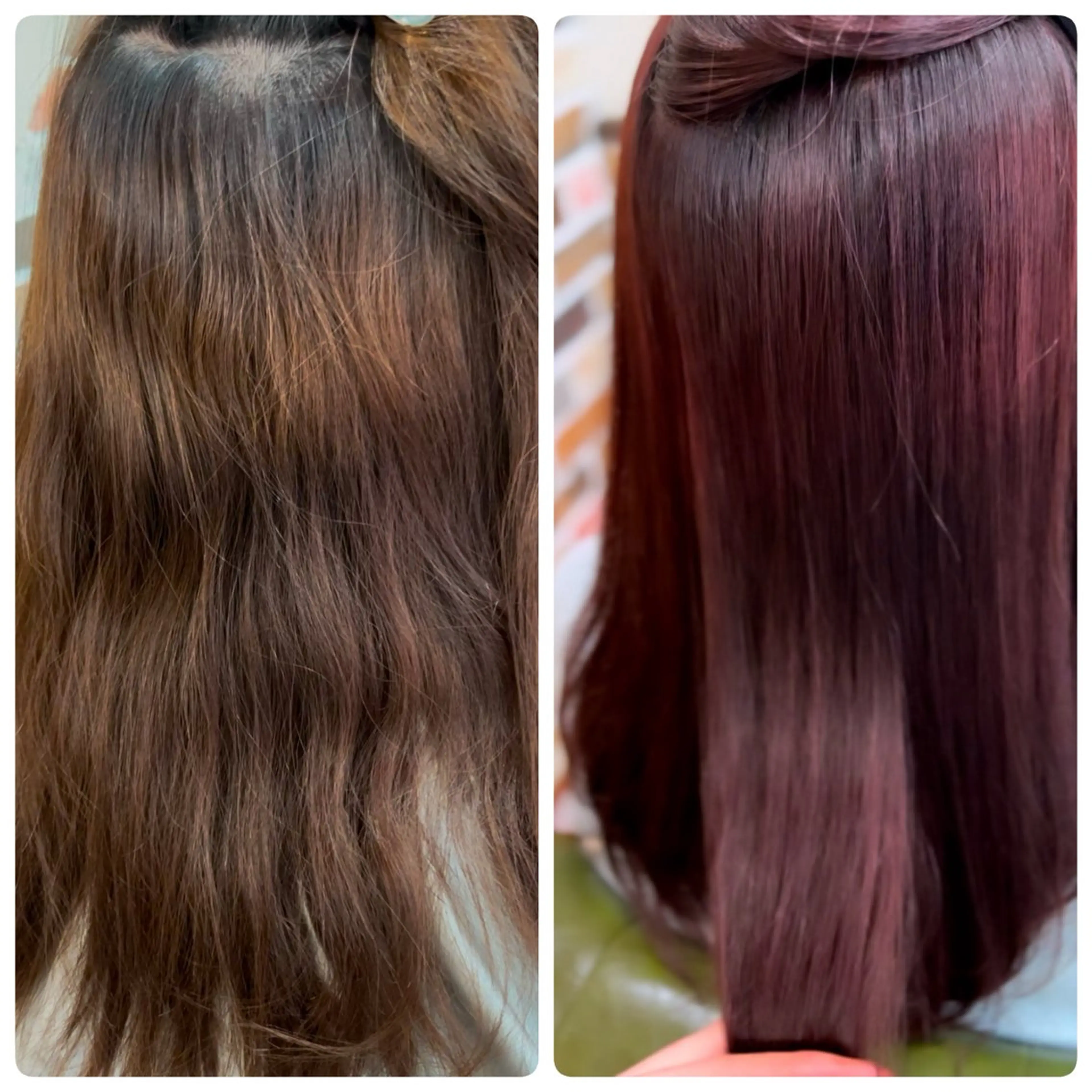 ロング 髪質改善 縮毛矯正 カット 縮毛矯正 飯星慧斗 /ブリーチ、縮毛矯正のヘアスタイル