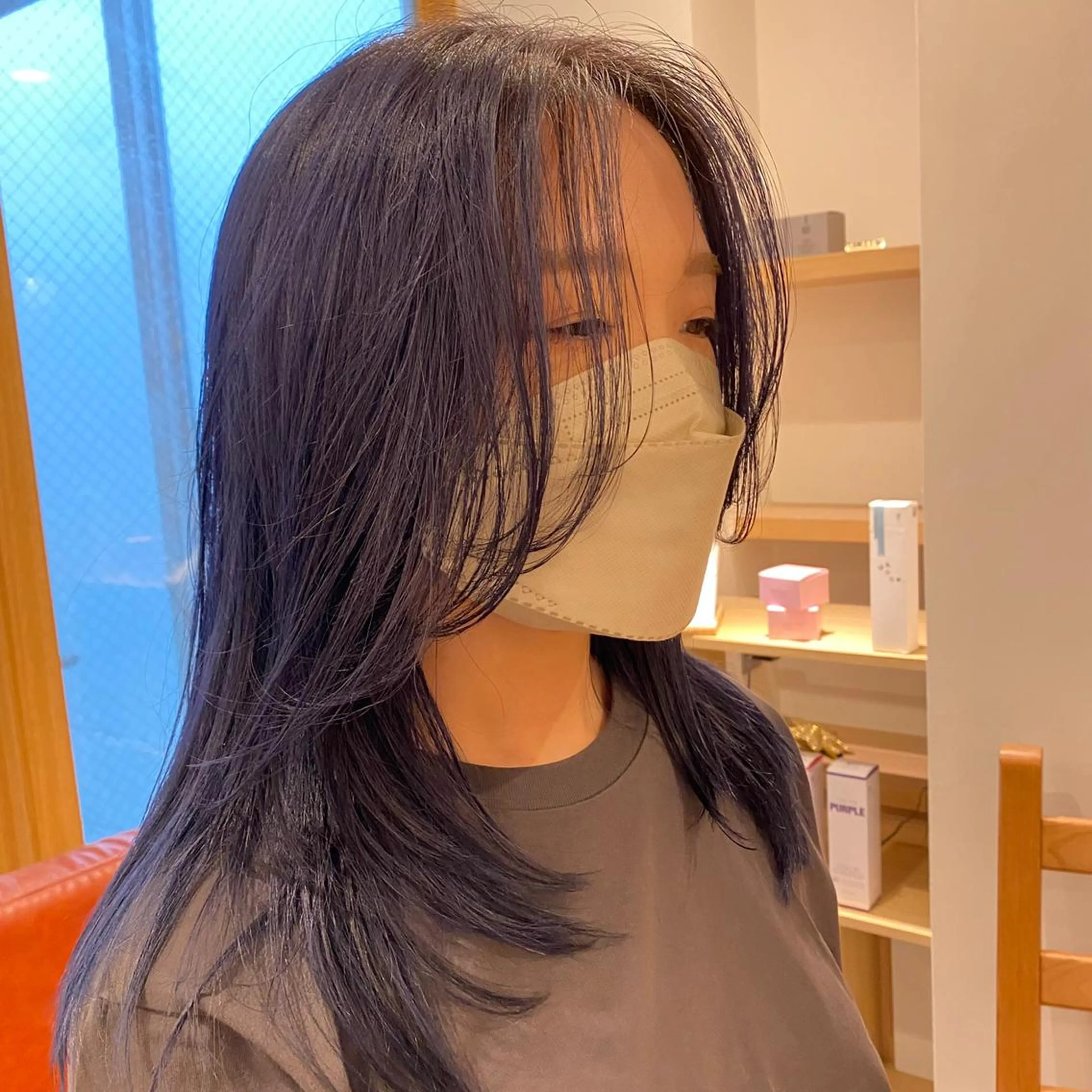 ミディアム カラー 艶髪／シールエクステ 🌻ノゾミ🌻のヘアスタイル
