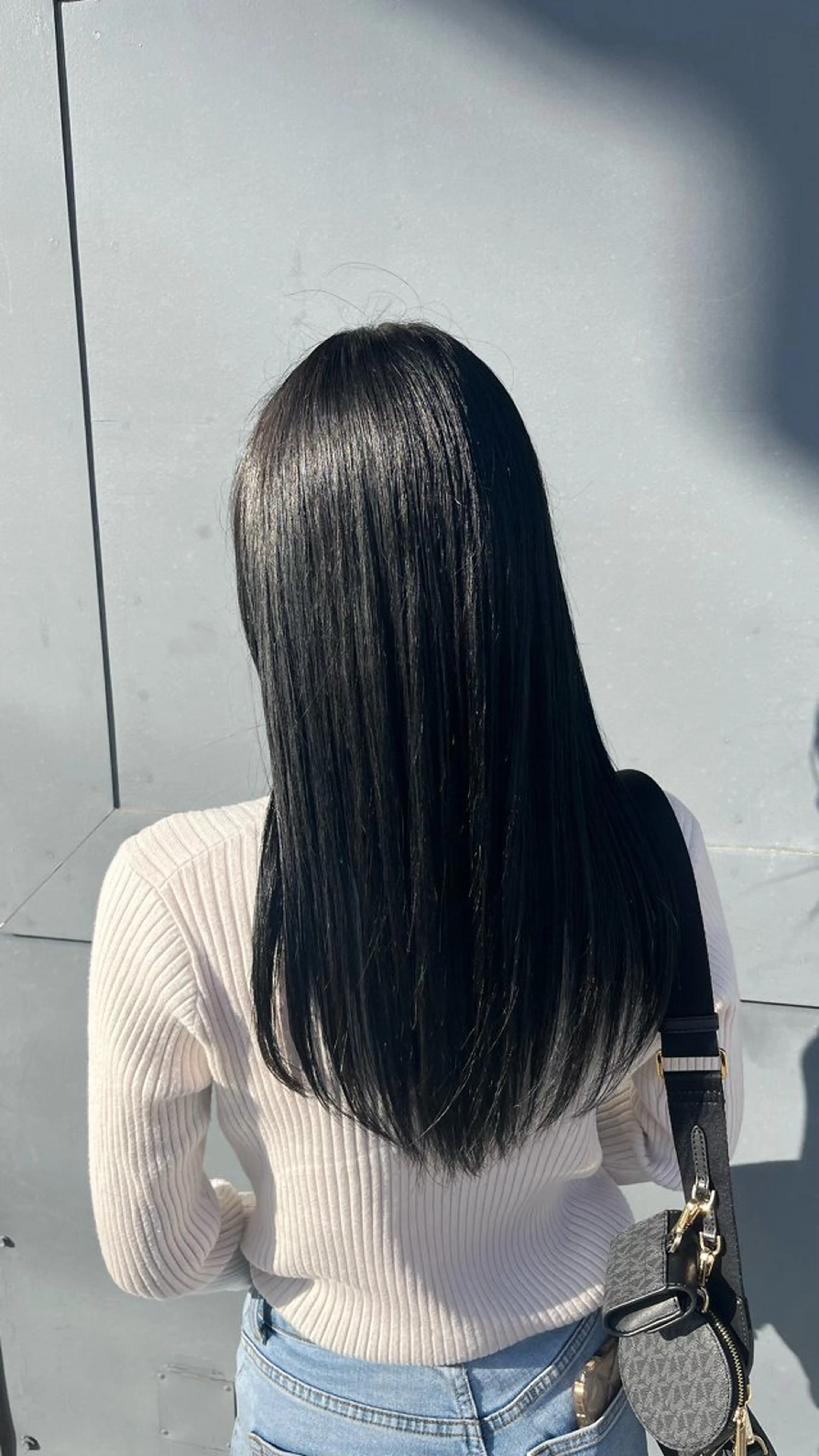 ロング カラー 長瀬 友唯のヘアスタイル