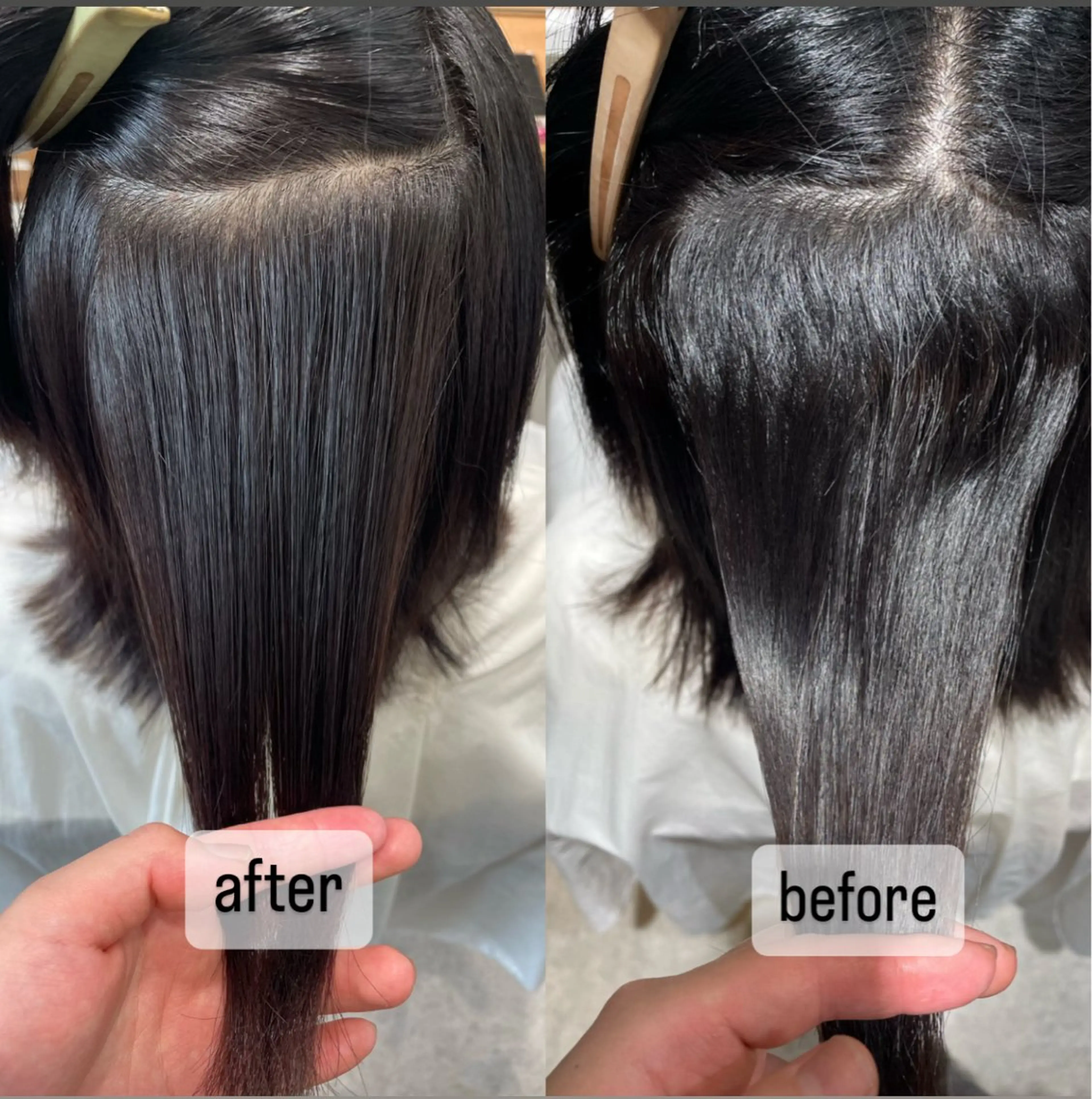 ミディアム パーマ ミディアムパーマ ストレートパーマ 縮毛矯正 トリートメント 髪質改善ストレート✨ パーマヘア✨YUKIのヘアスタイル