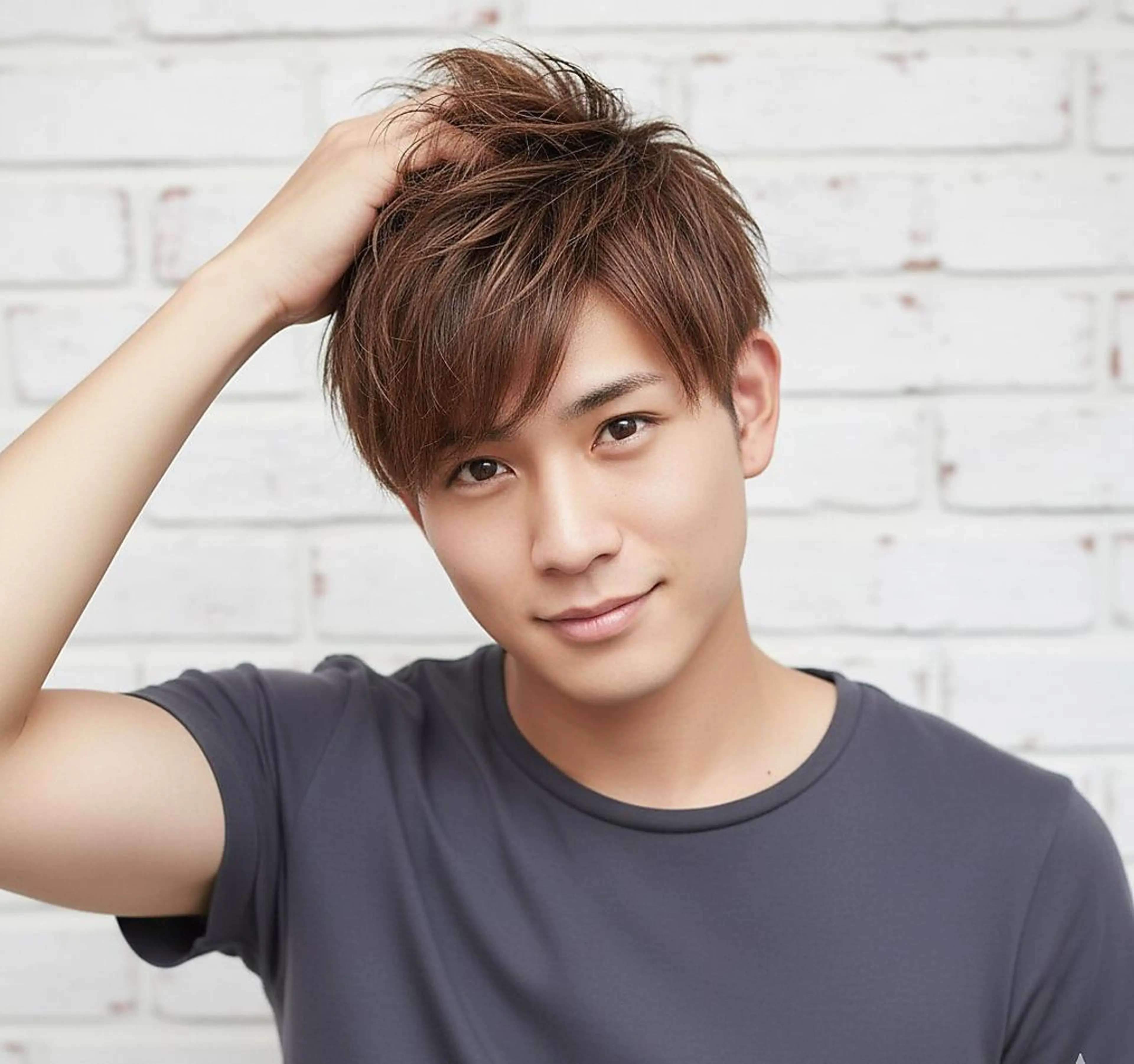 ショート メンズ カラー カット 鈴木 大夢のヘアスタイル