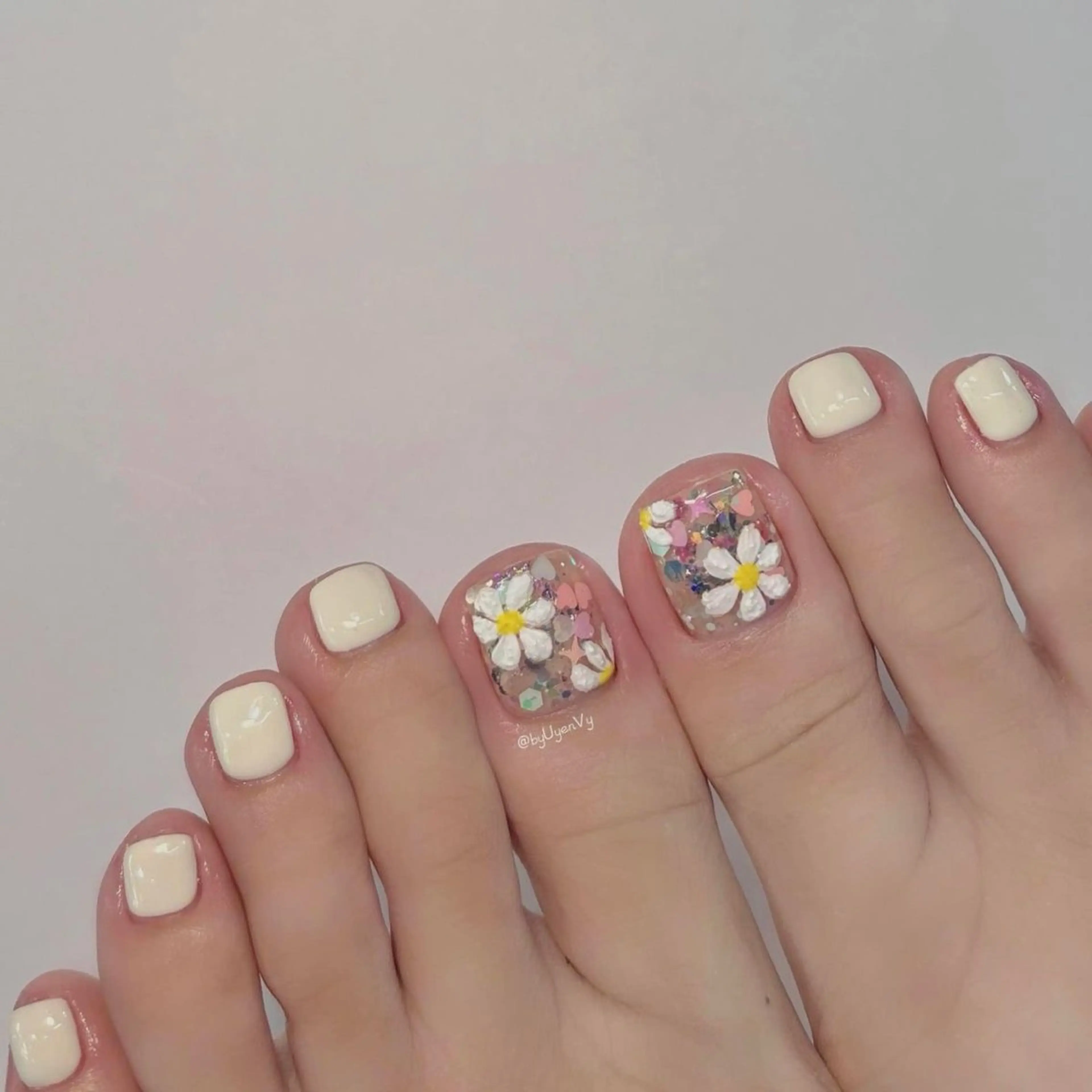 ネイル チークネイル 桜ネイル フットネイル フレンチネイル ジェルネイル YURI NAILのネイルデザイン