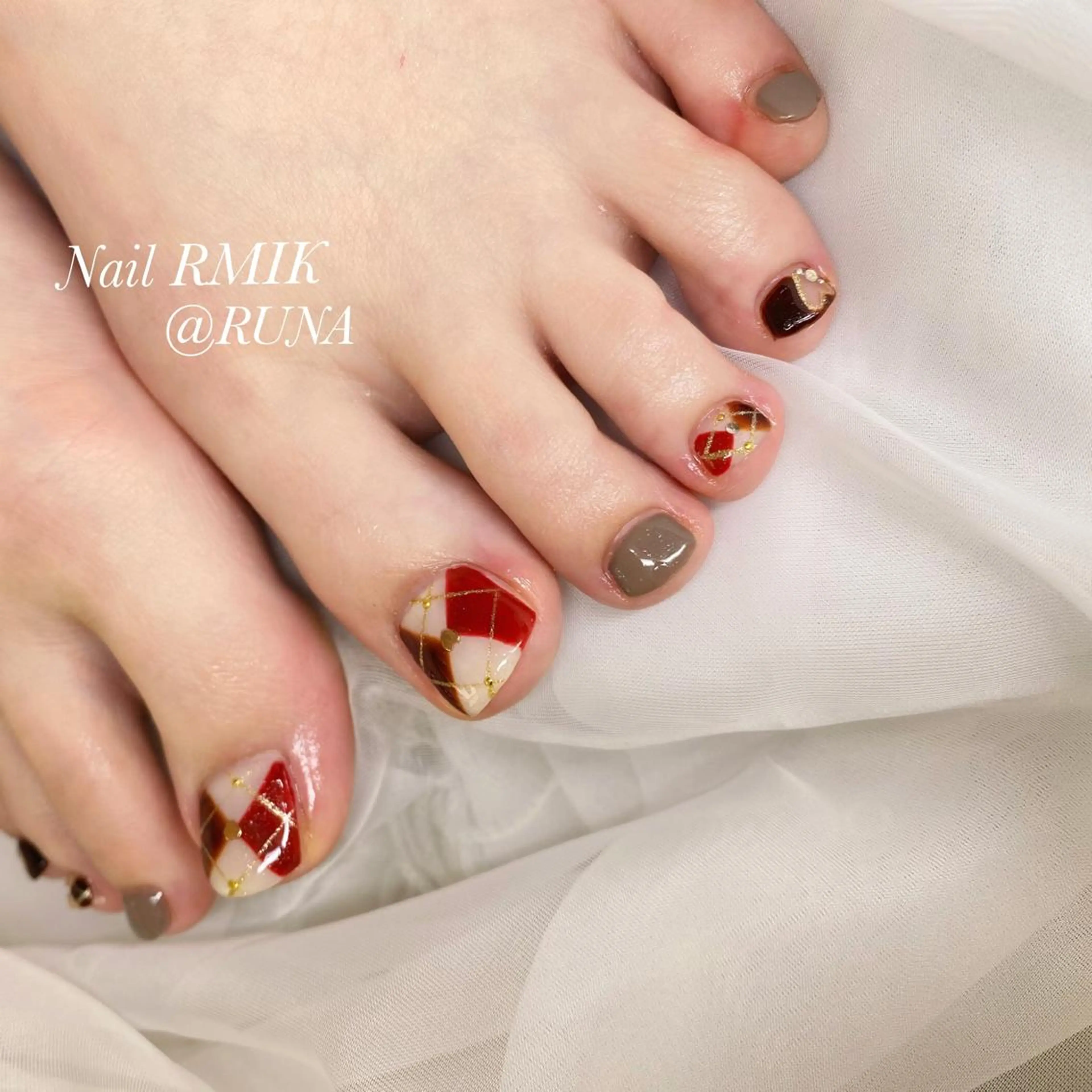 フット10本allデザインネイル(持ち込みOK)の写真