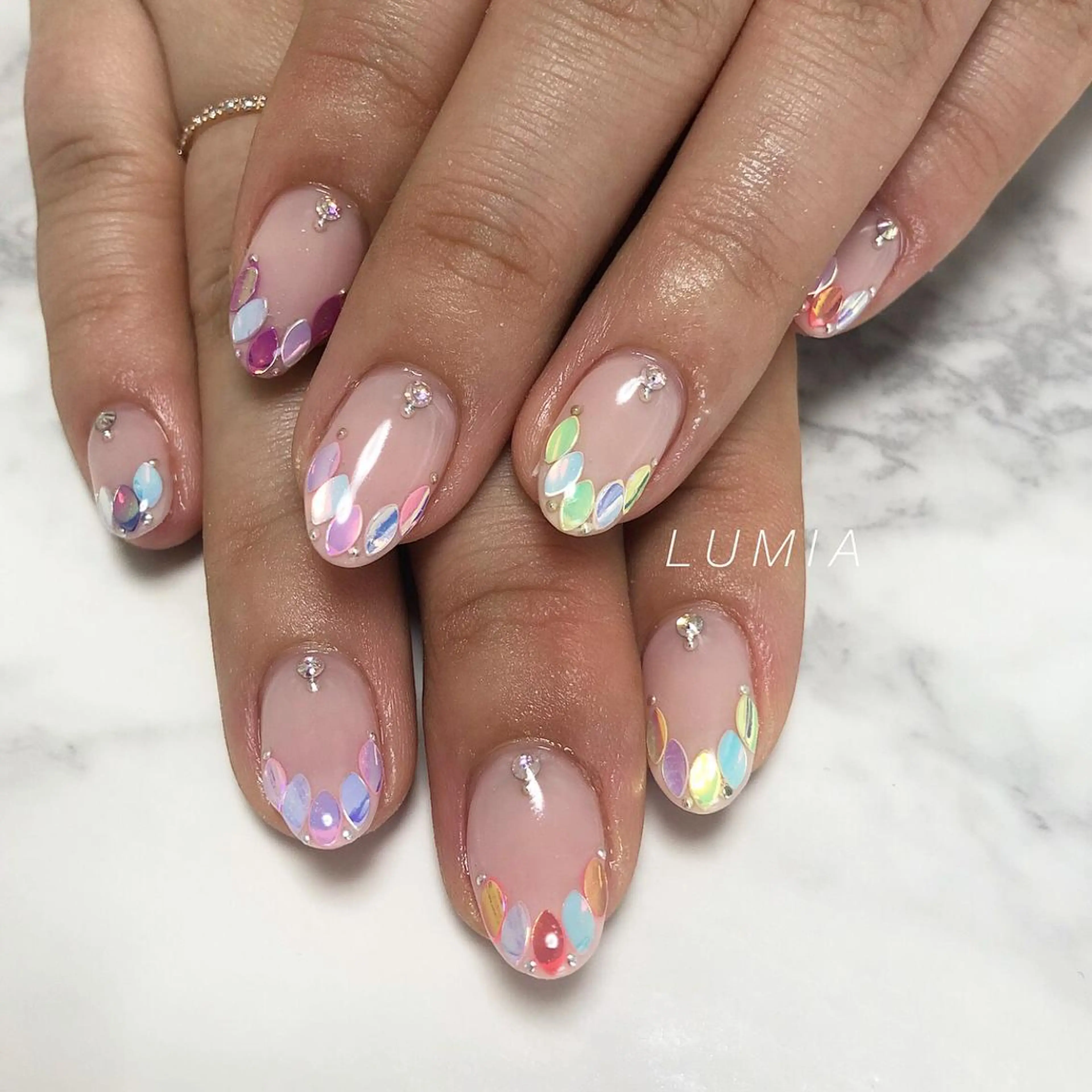 ネイル nail&eyelash Rine所属・Rine 放出 (リネ)のネイルデザイン