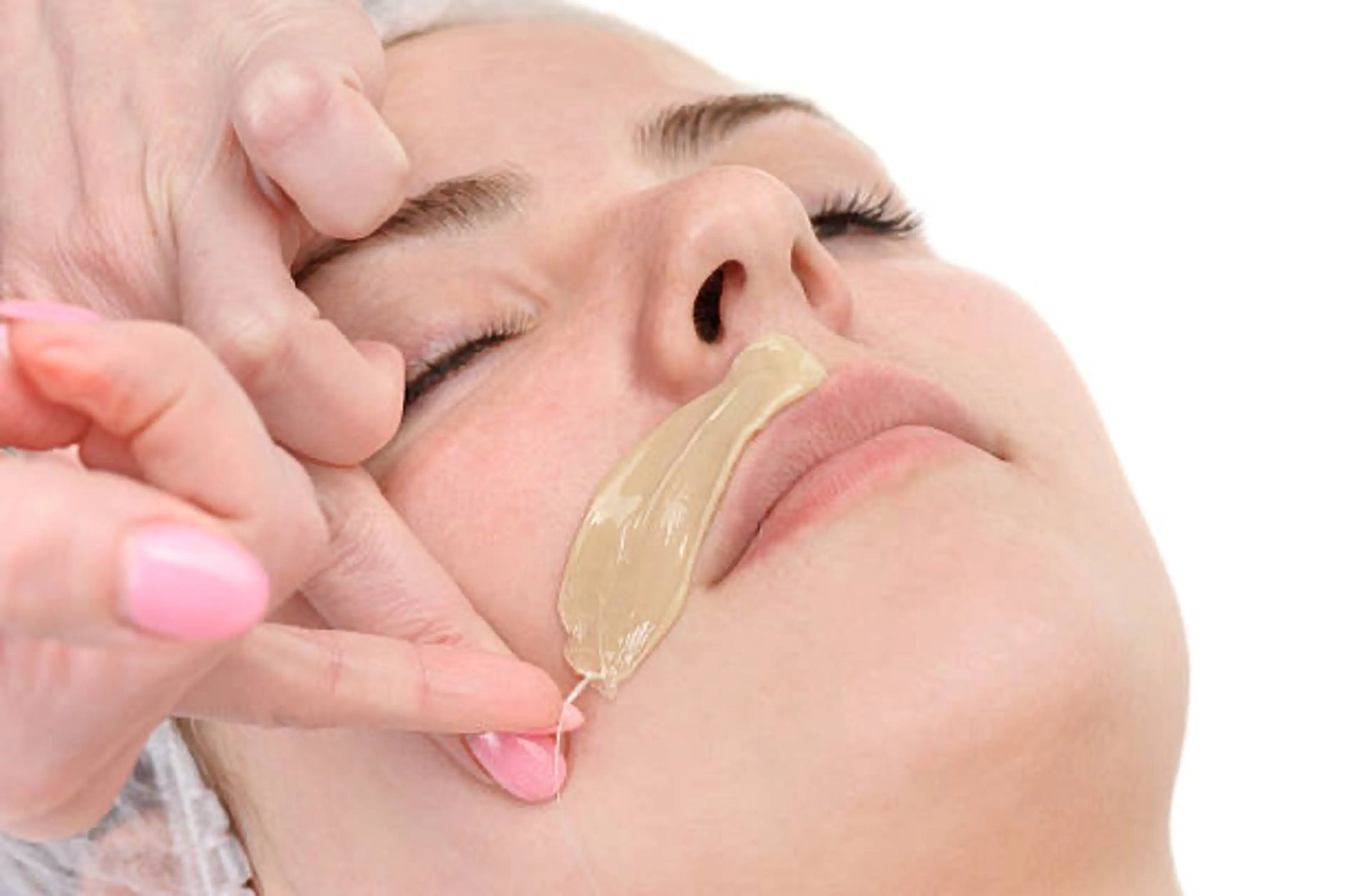 限定価格❣️【お肌ツルツル✨モデル様募集】フェイシャルwax脱毛＆保湿パックマスク　※お支払い現金のみの写真