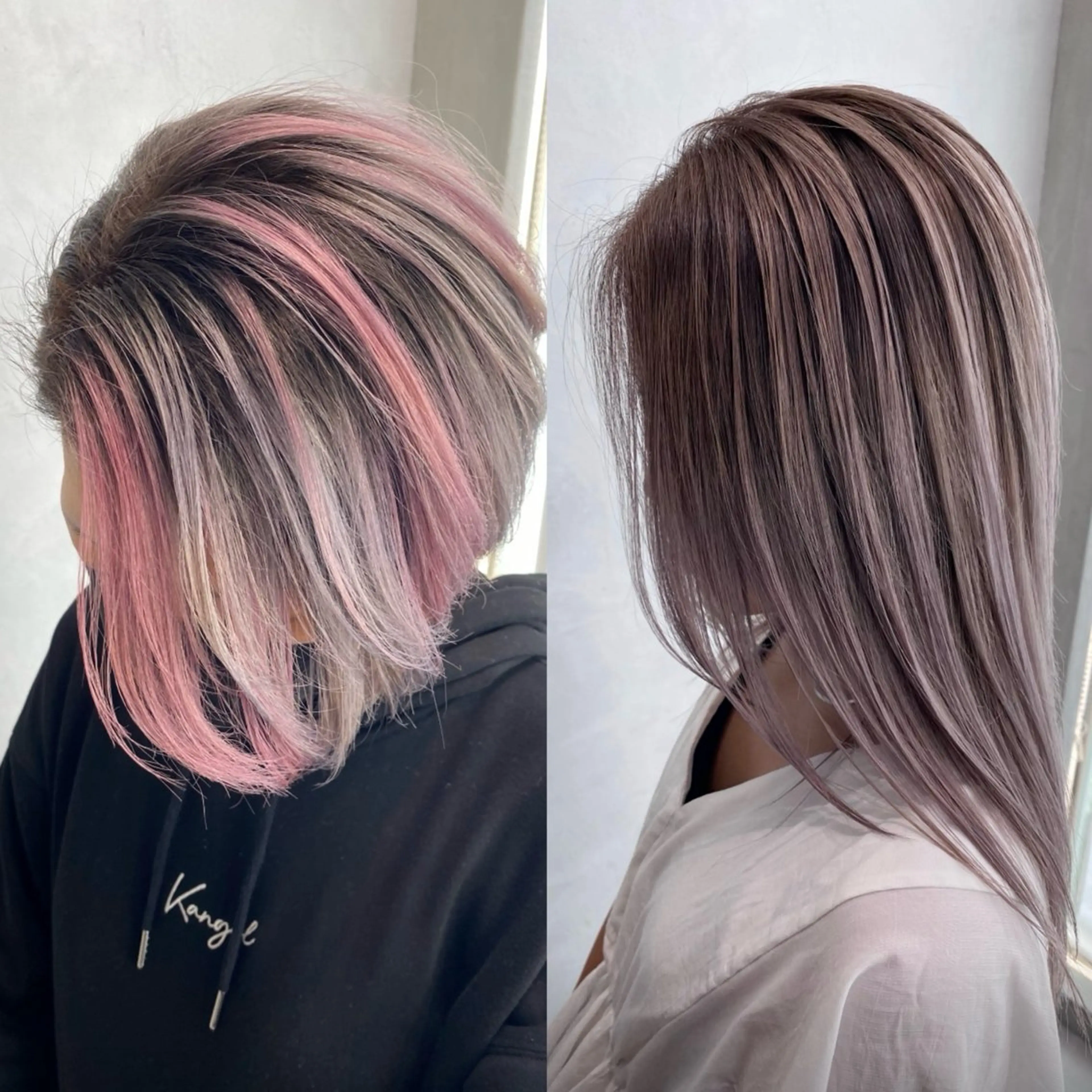 セミロング カラー share salon OXY 渋谷店所属・美髪ケア× ブリーチ/KEIGOのヘアスタイル