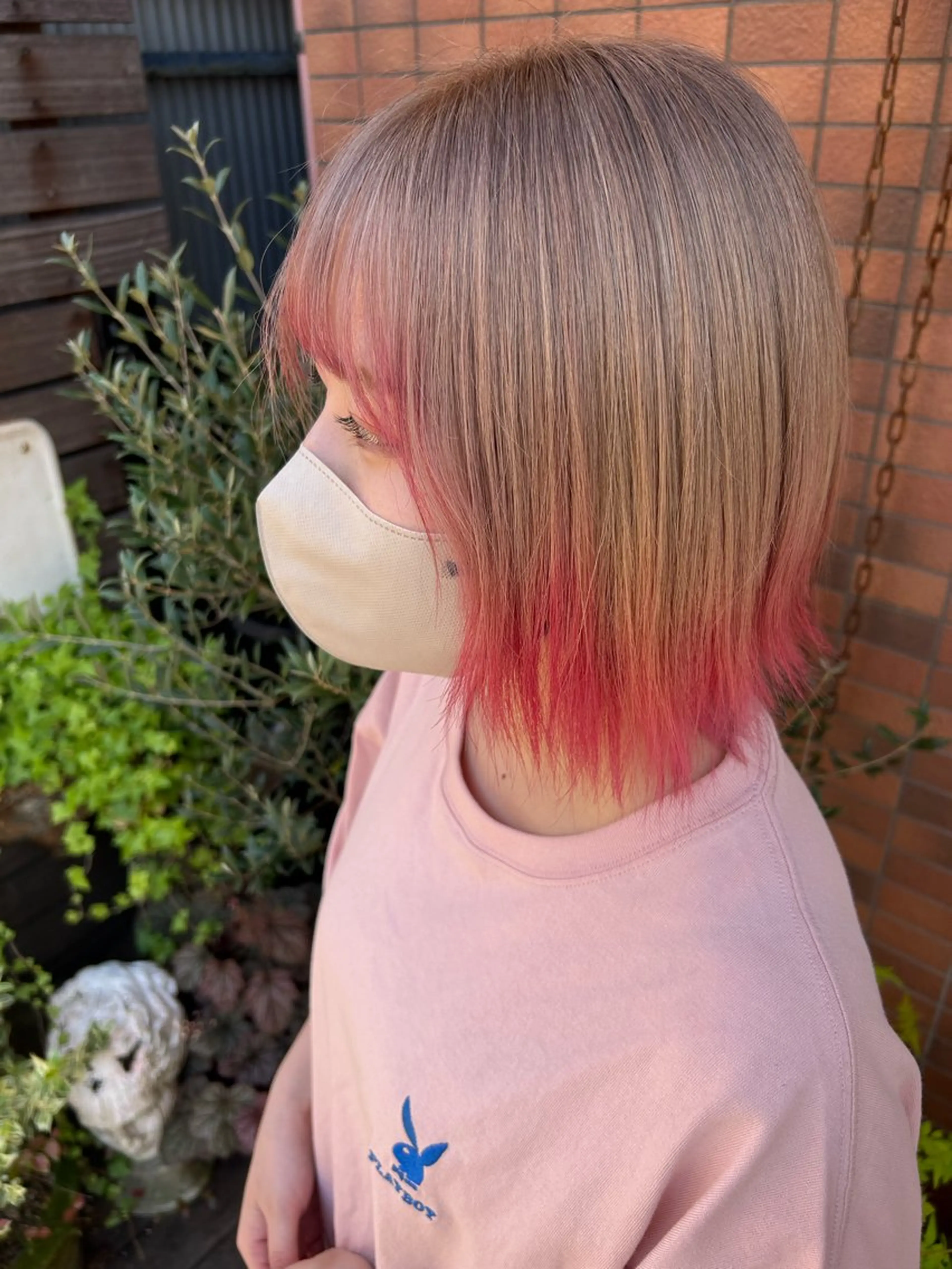 ショート カラー Masaki ブリーチカラーのヘアスタイル