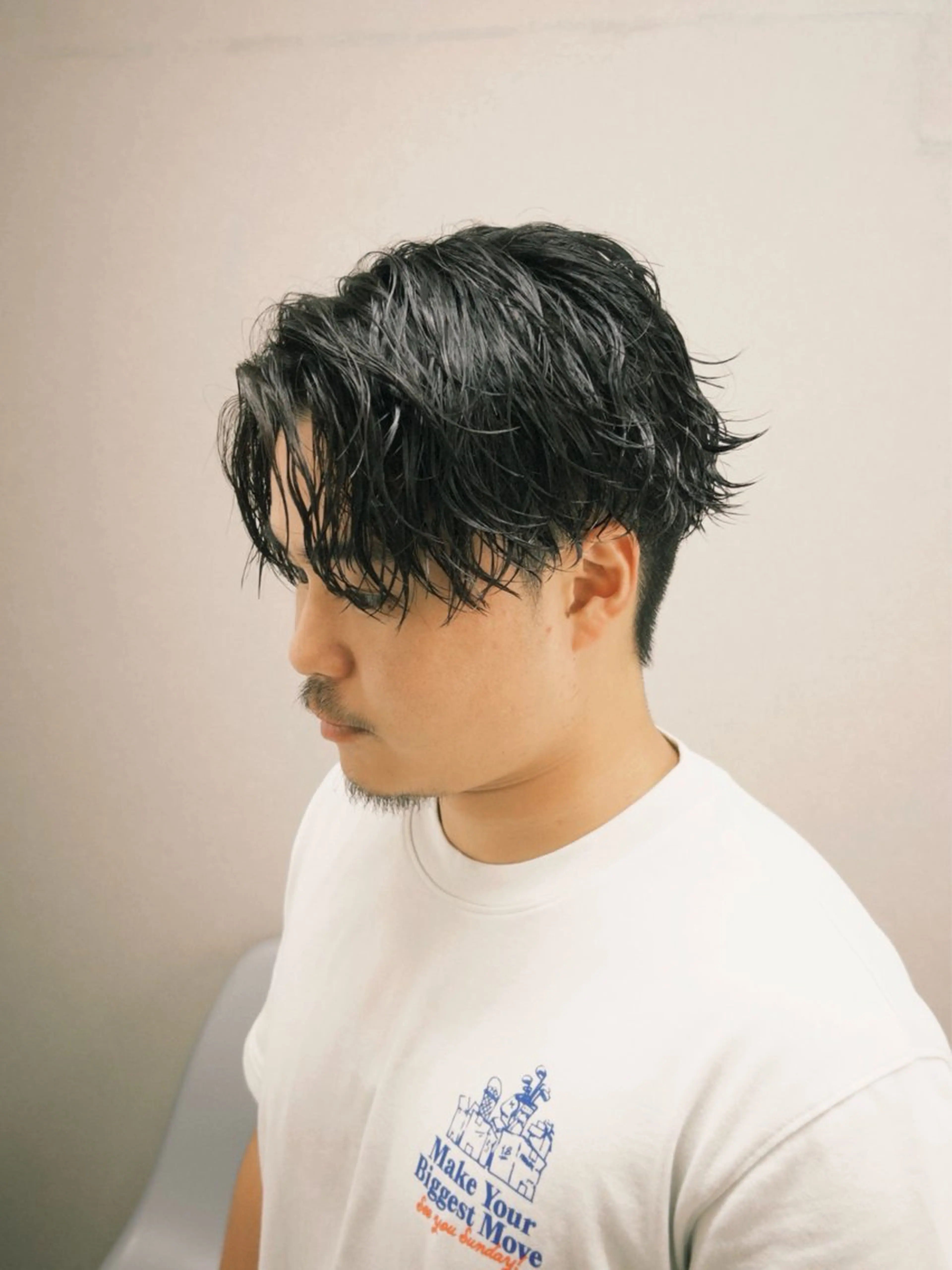 セミロング パーマ メンズ 🏁メンズパーマ/ RYOYAのヘアスタイル