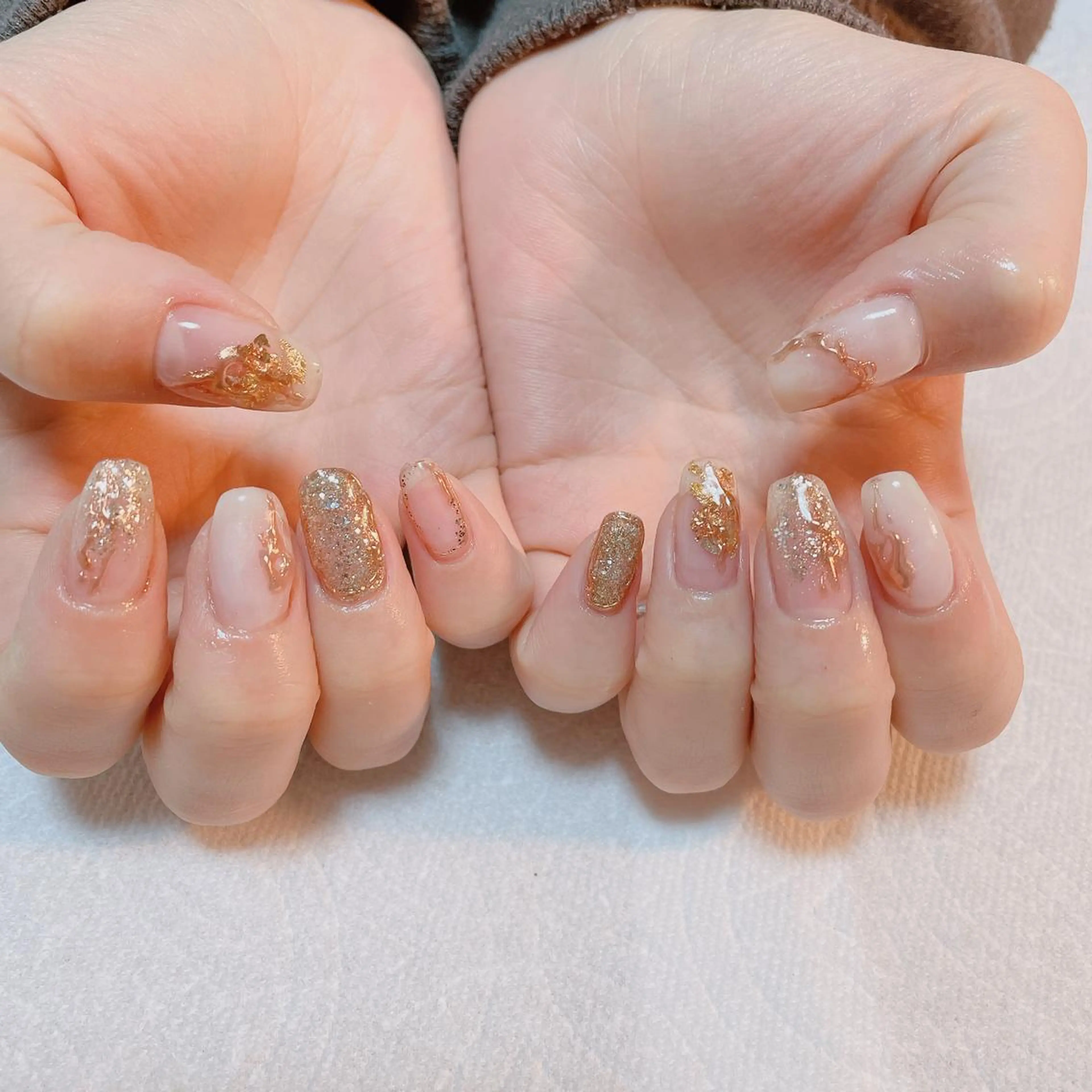 ネイル ニュアンスネイル ハンドネイル nakamoto yuukaのネイルデザイン