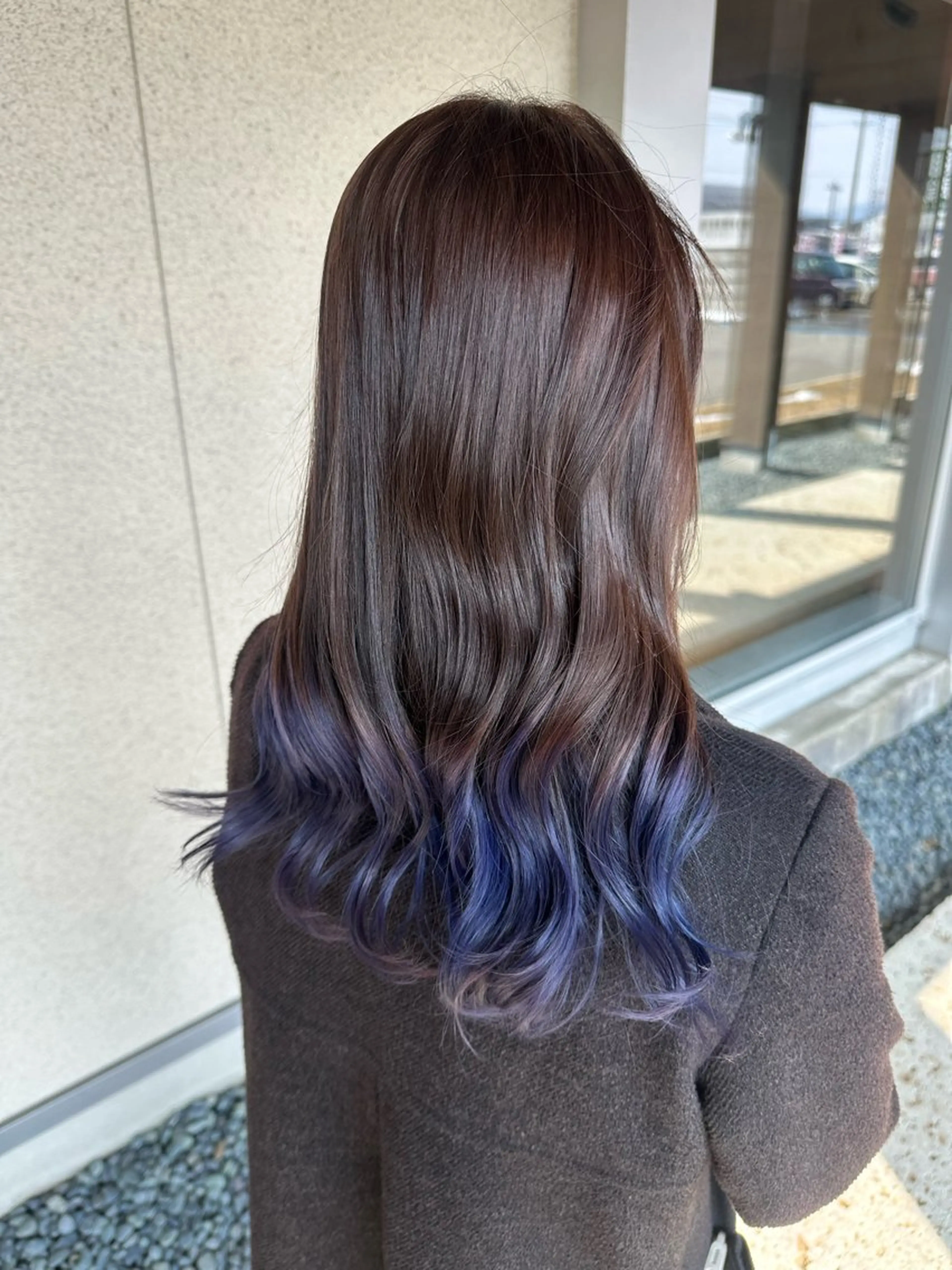 ミディアム カラー ブルーカラー バイオレットカラー nambu-GARDEN所属・和泉海咲/ 艶髪💖大人可愛いのヘアスタイル