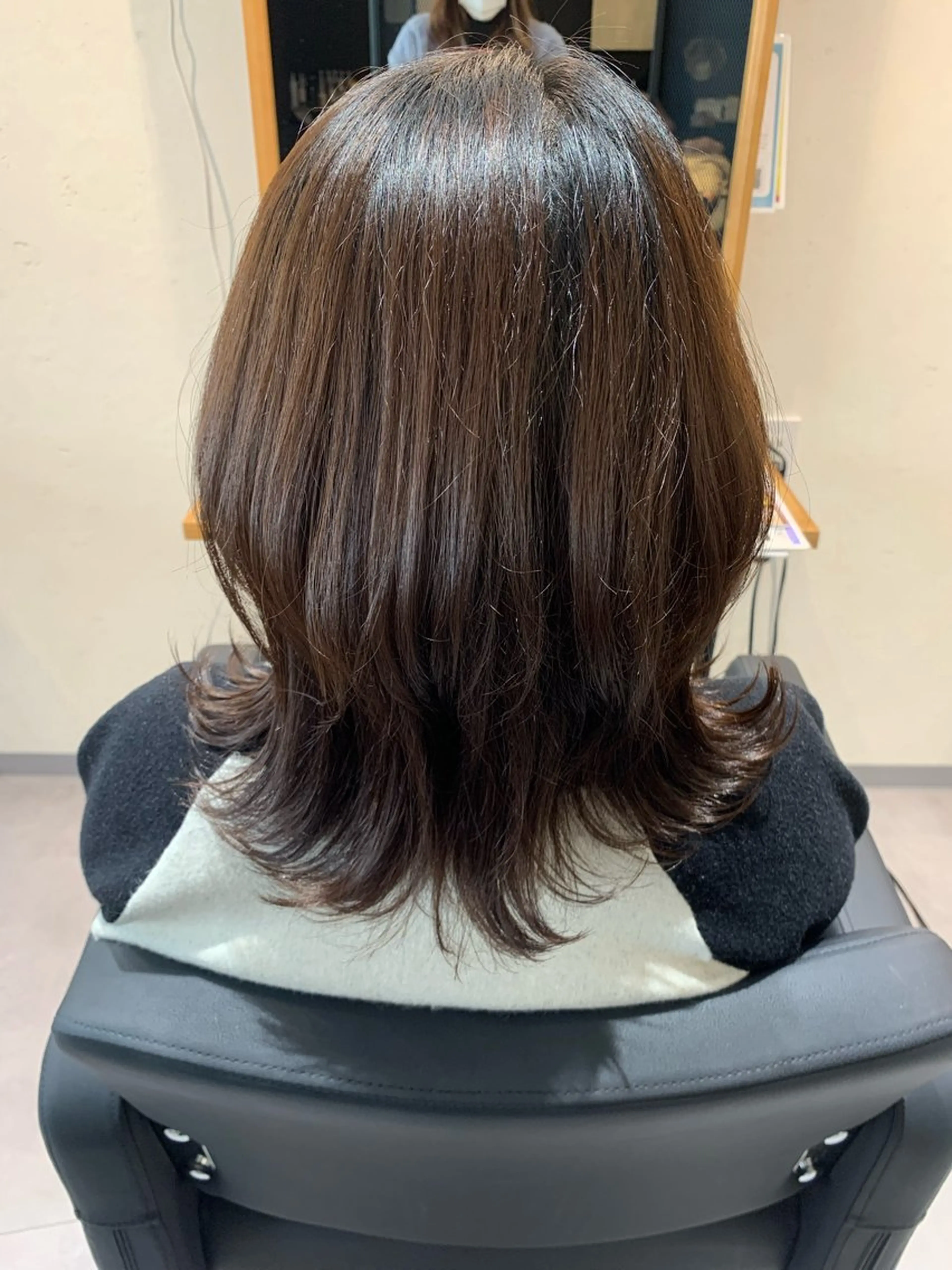 ミディアム レイヤーカット ウルフカット ウルフレイヤー Dears 香芝店所属・関 優希のヘアスタイル