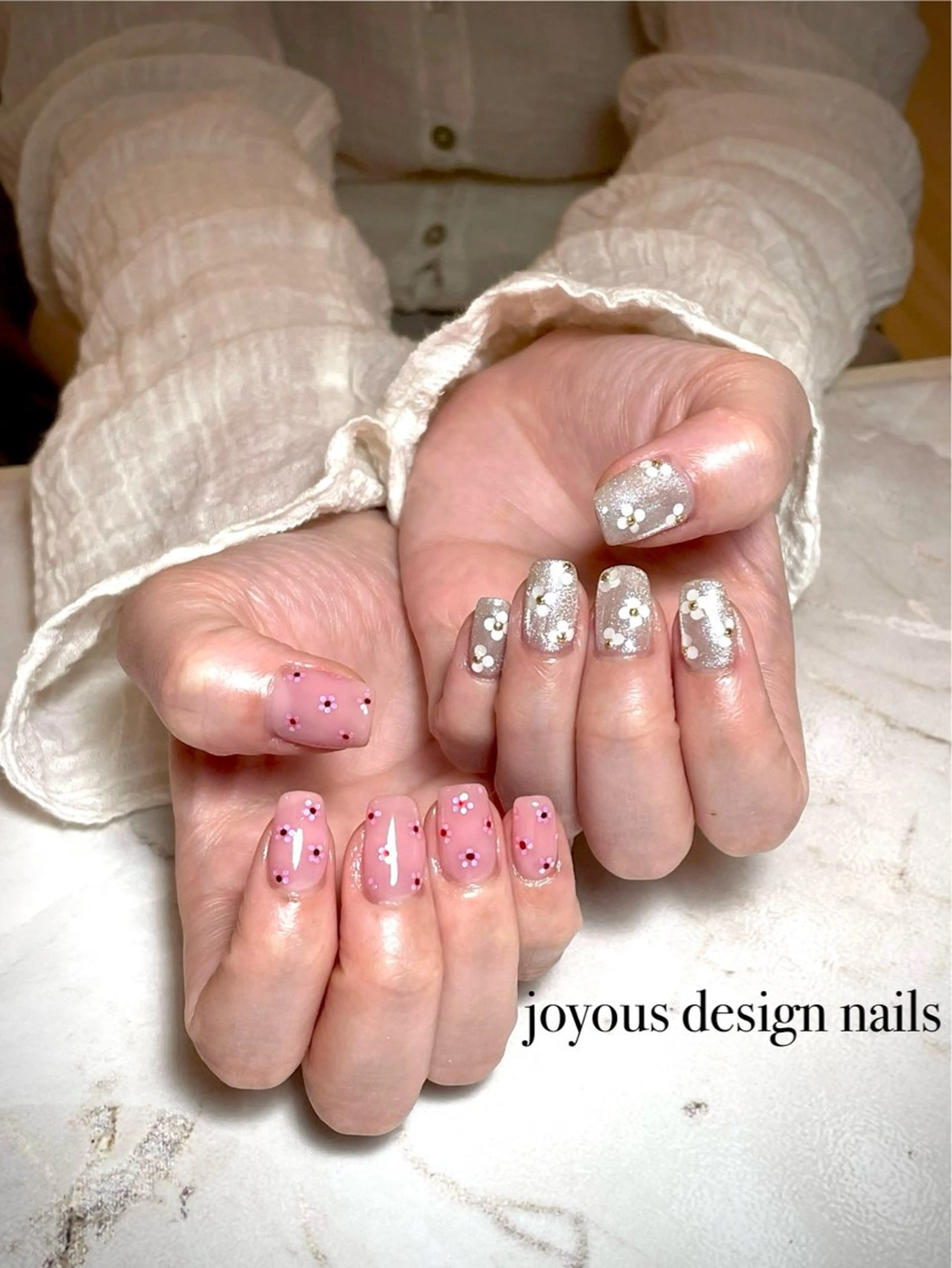 ネイル アートネイル フラワーネイル ハンドネイル jdn kayokoのネイルデザイン