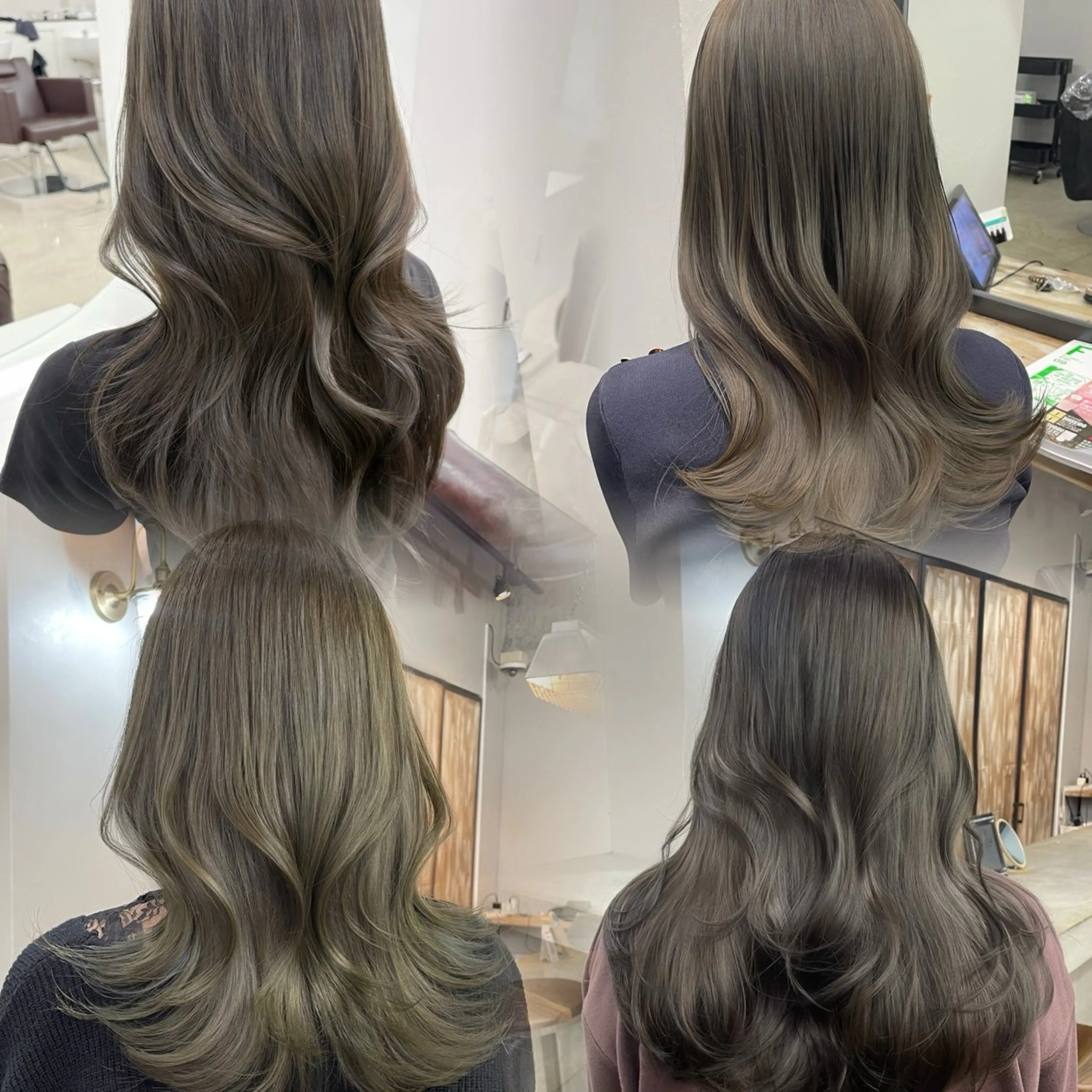 ロング カラー カット ヘアカラー トリートメント Ameri 新宿所属・新宿/透明感カラー/ 髪質改善/桜良のヘアスタイル