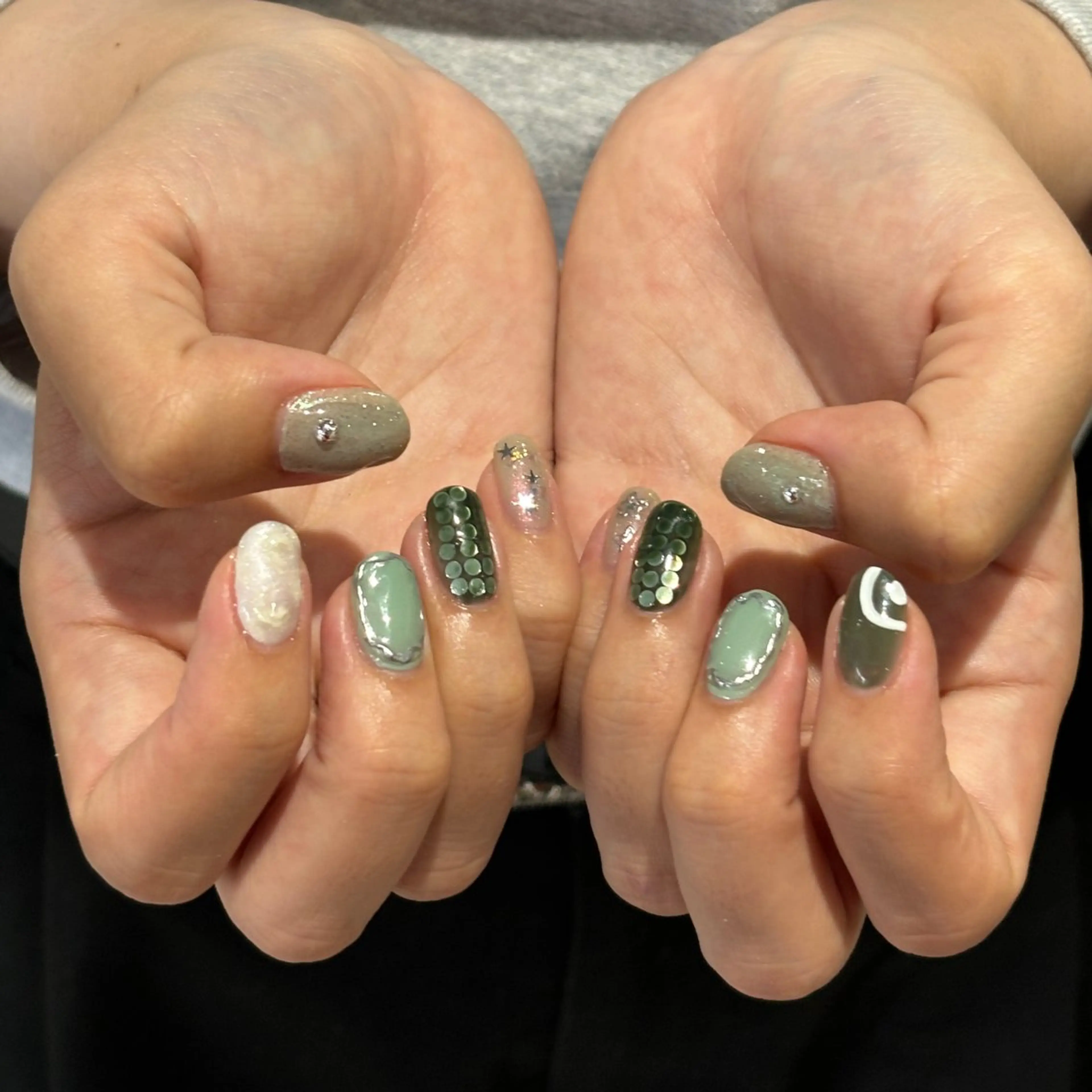 ネイル ハンドネイル hinako /個性派ニュアンスのネイルデザイン