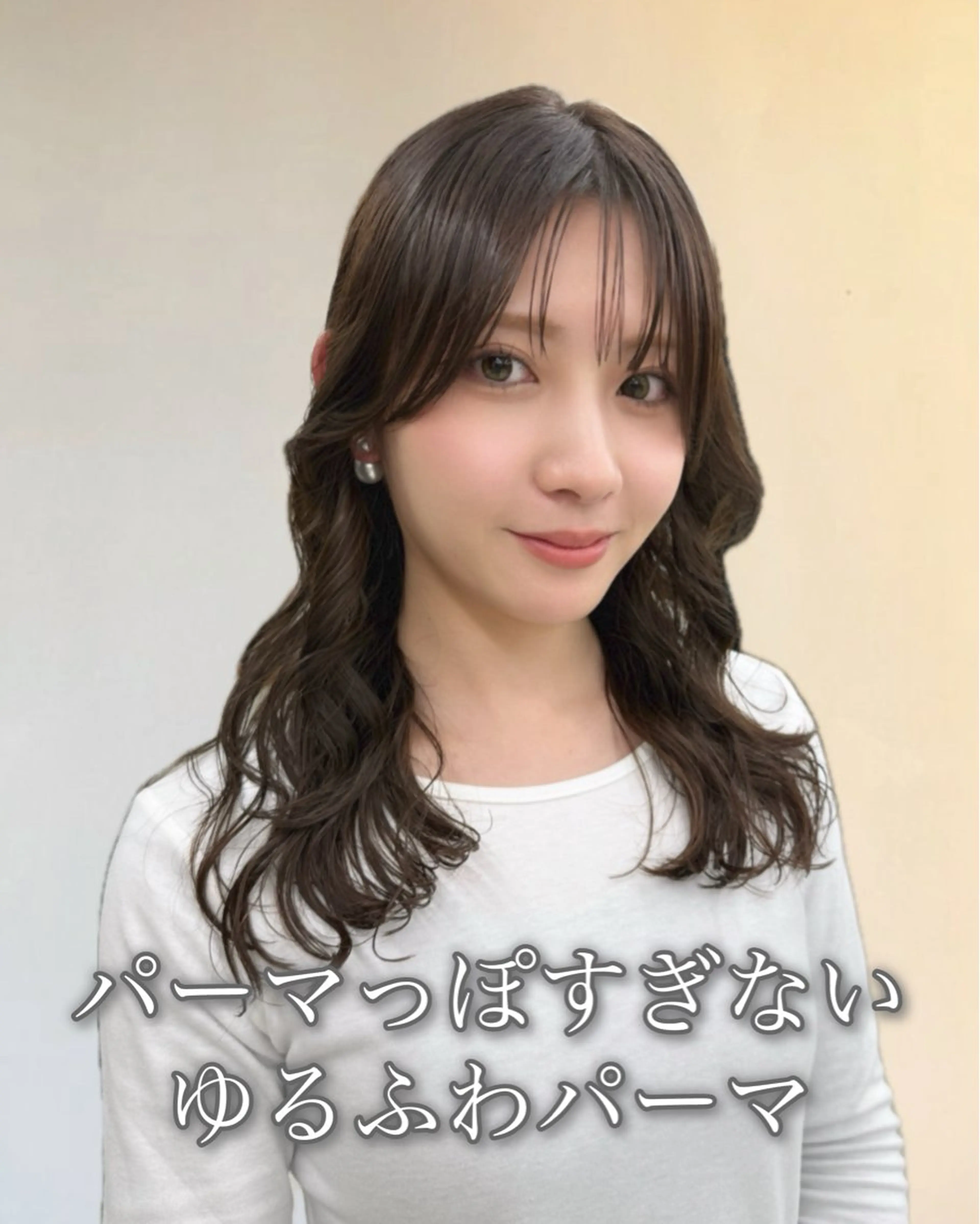 ロング カラー パーマ カット パーマ 表参道/髪質改善・ 透明感 colorのヘアスタイル