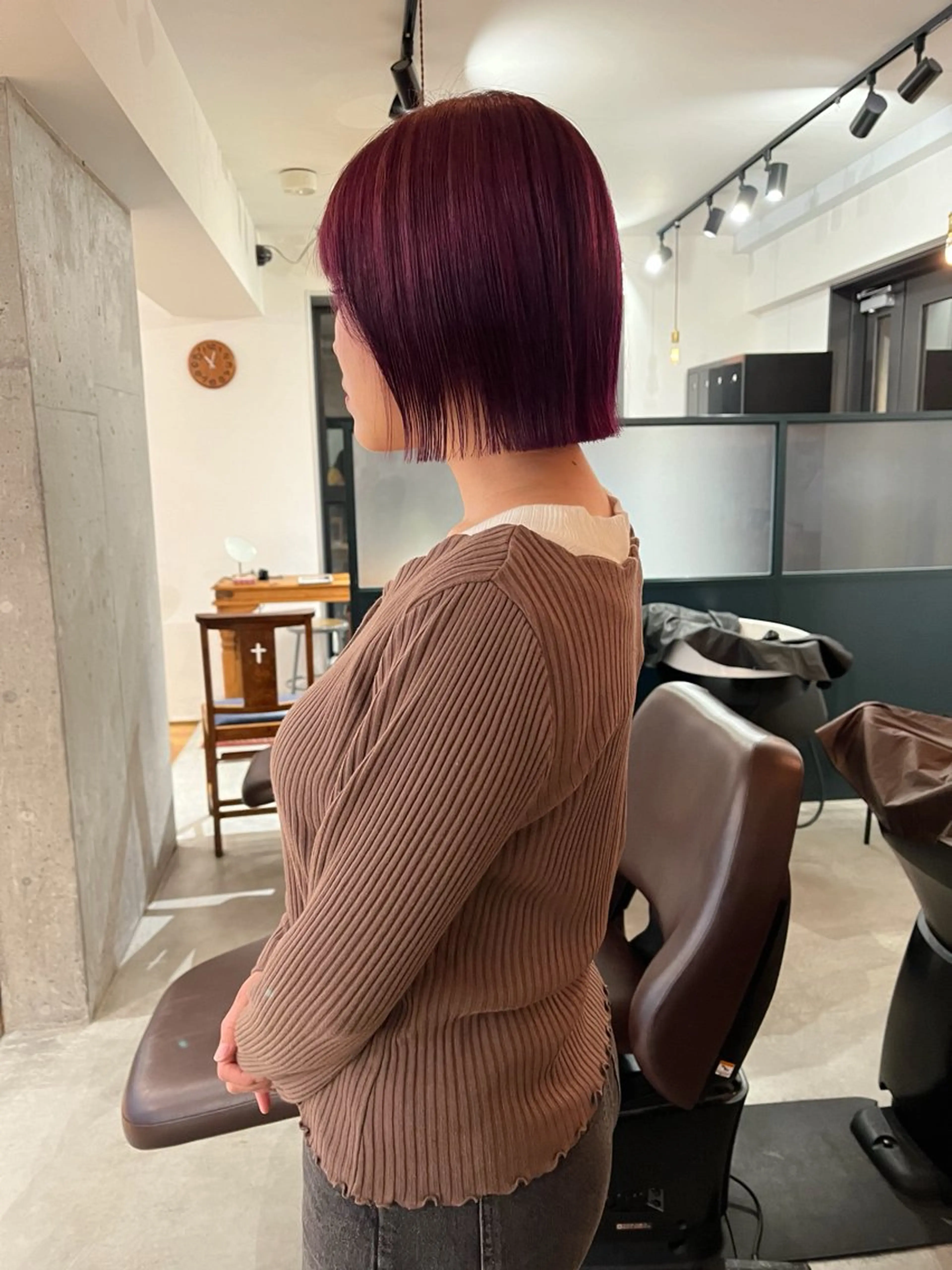 カラー 暖色/パーマ 🌼クニトウメイのヘアスタイル