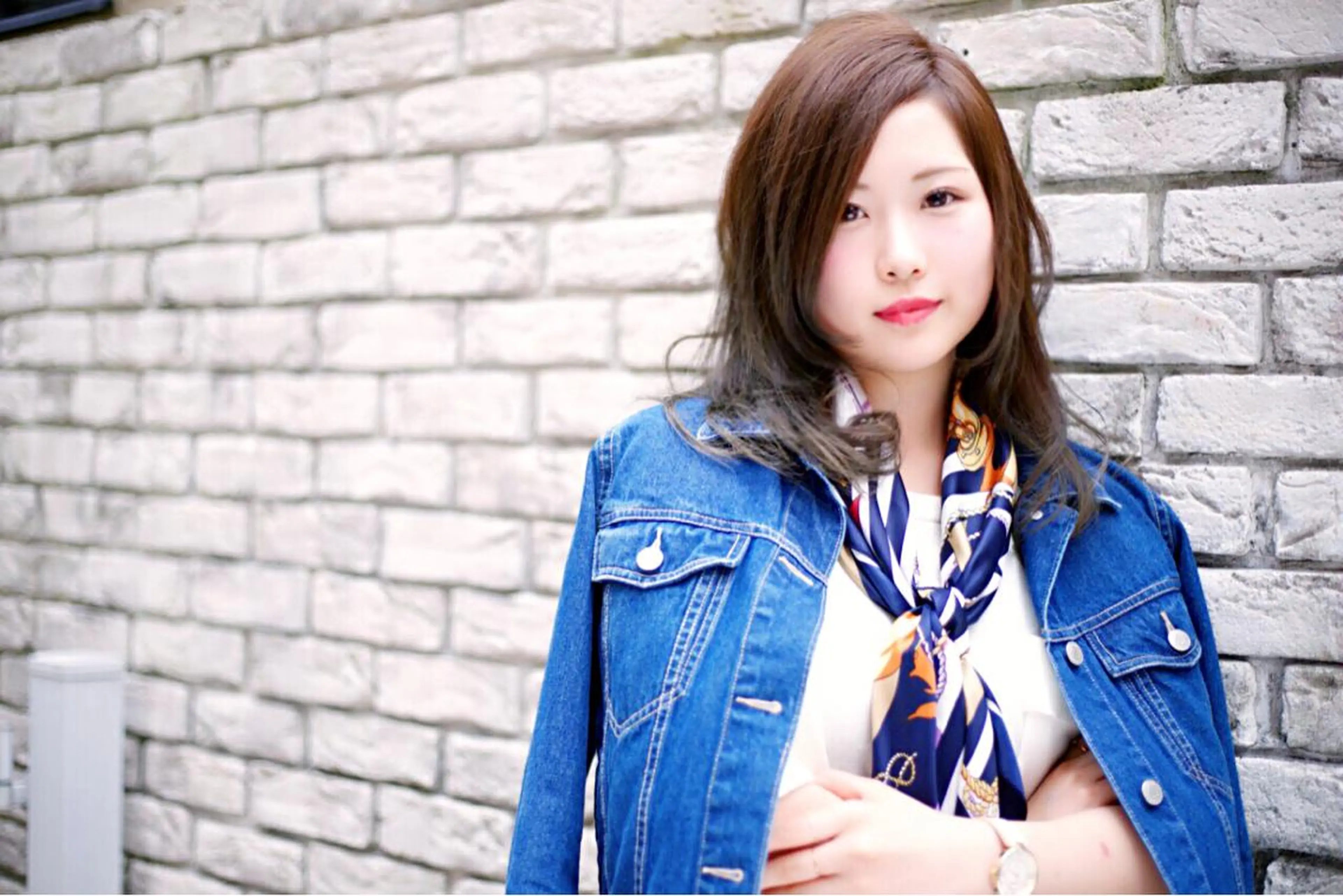 ミディアム セミロング ロング カラー Re:ta Hair 飯田淳平のヘアスタイル